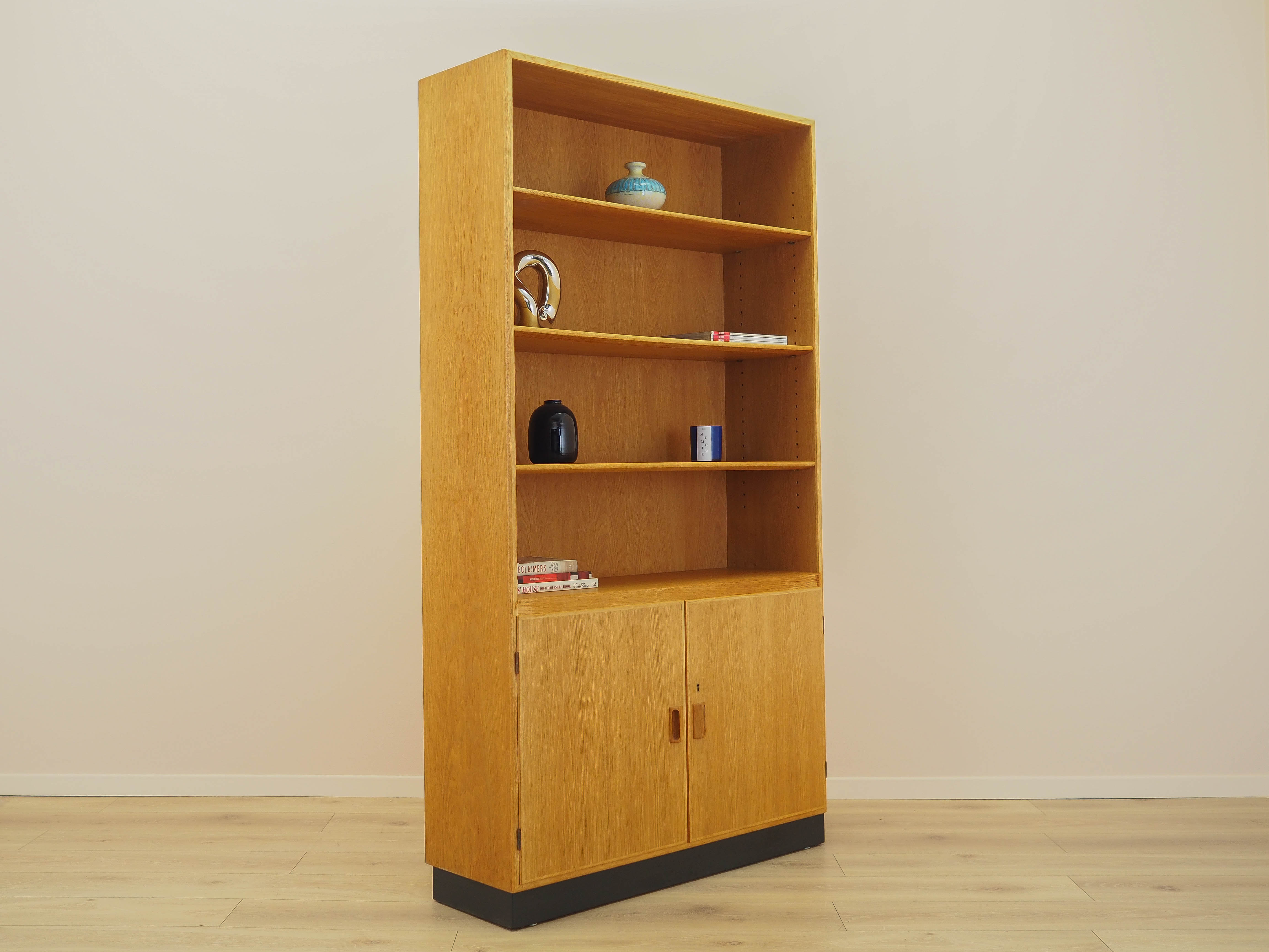 Bücherregal Esche Braun 1960er Jahre