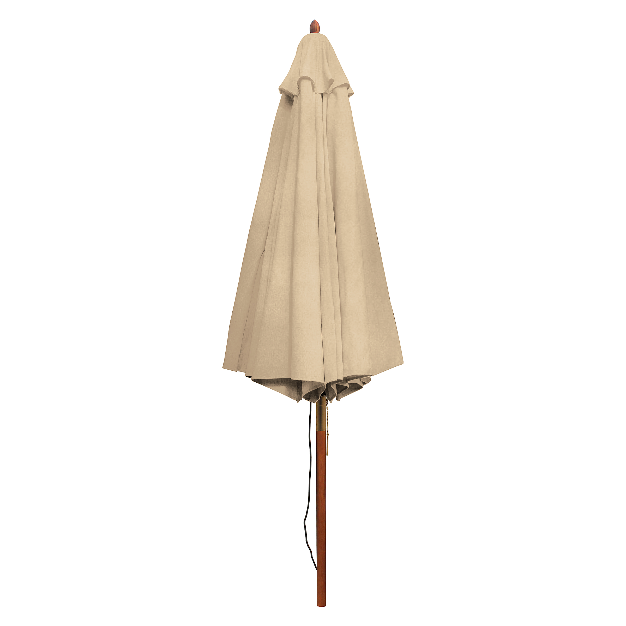 Sonnenschirm Sombrilla Eukalyptus Massiv Beige