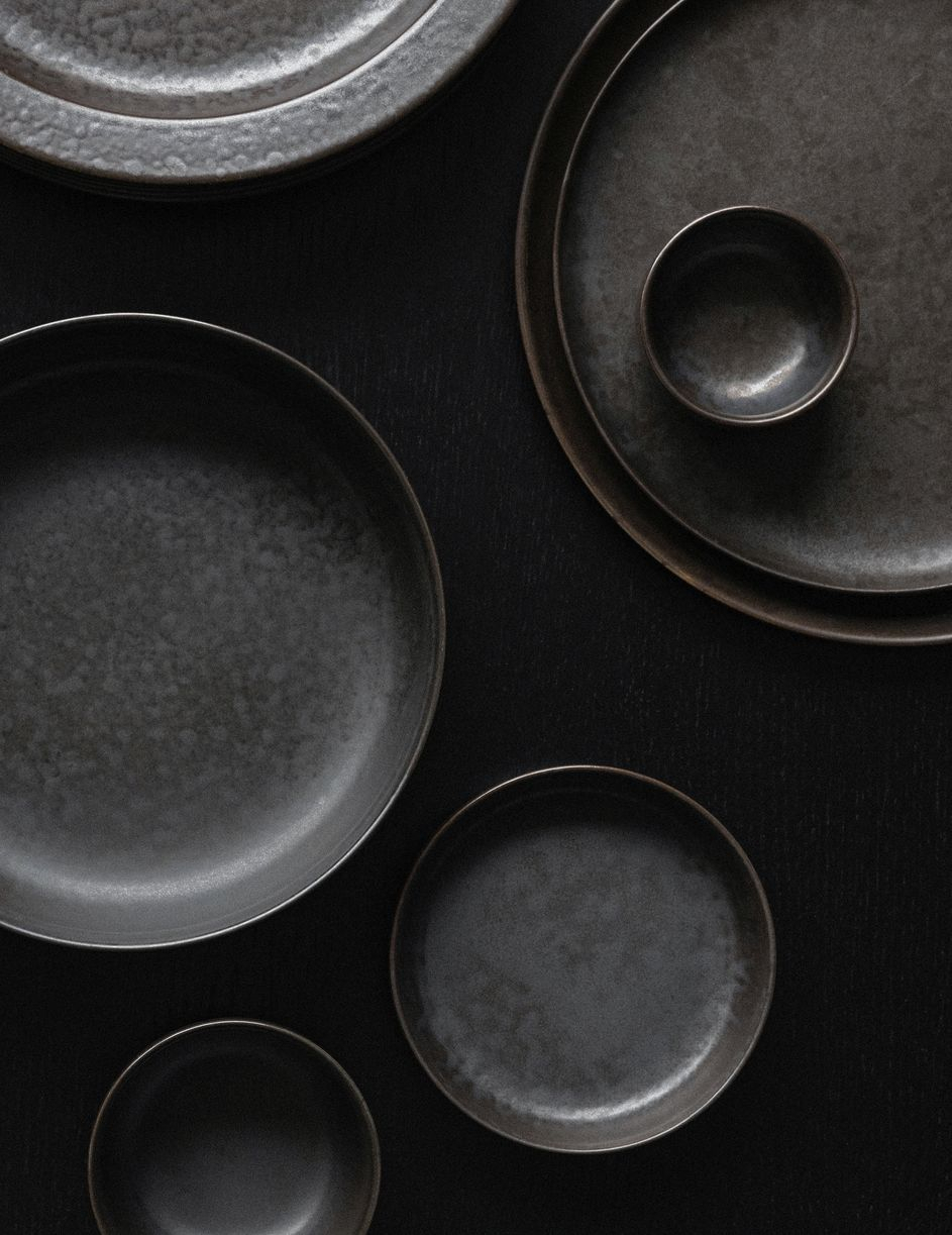 New Norm Dinnerware Teller Schwarz