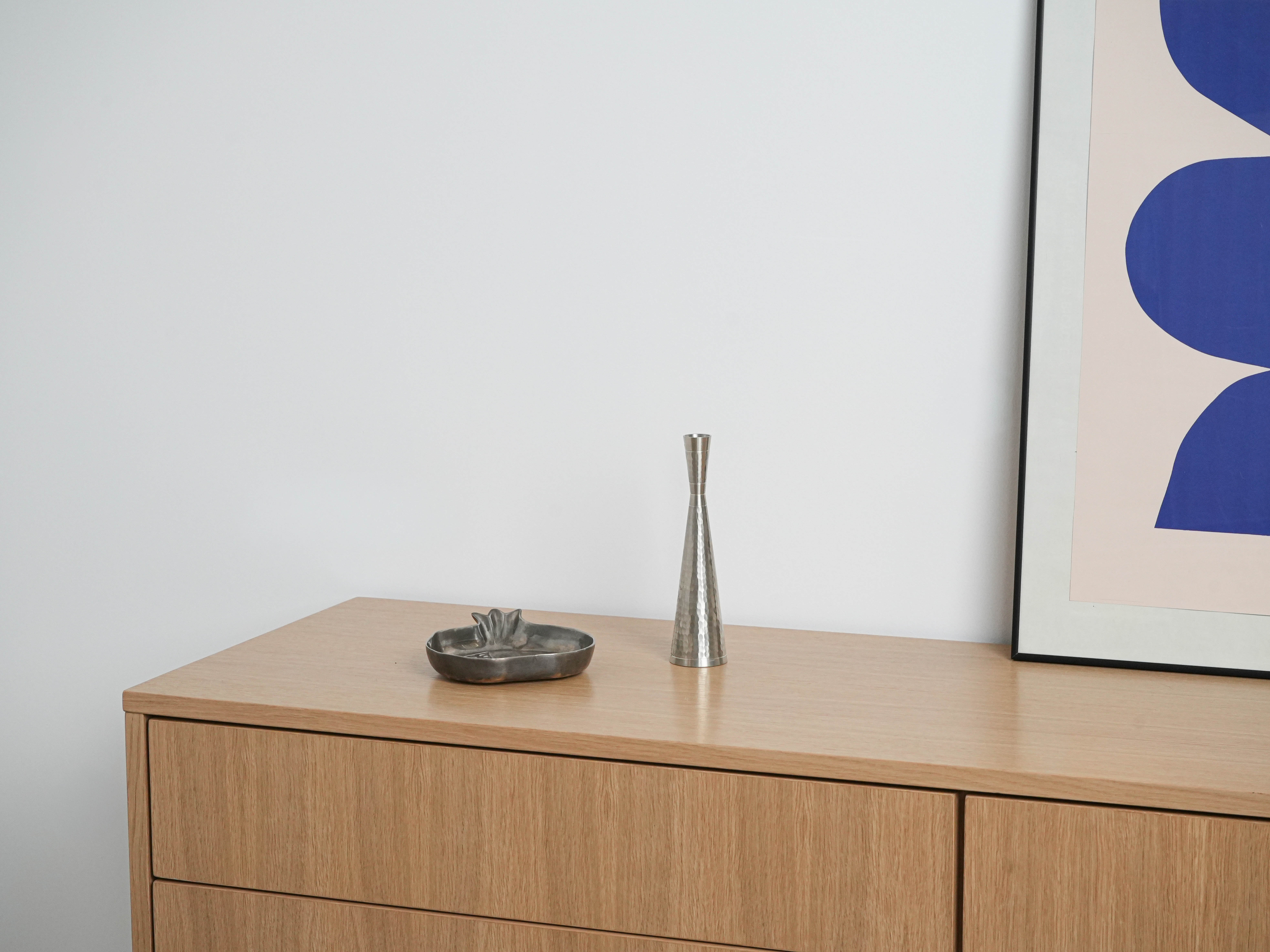 Candlestick Metal Silver