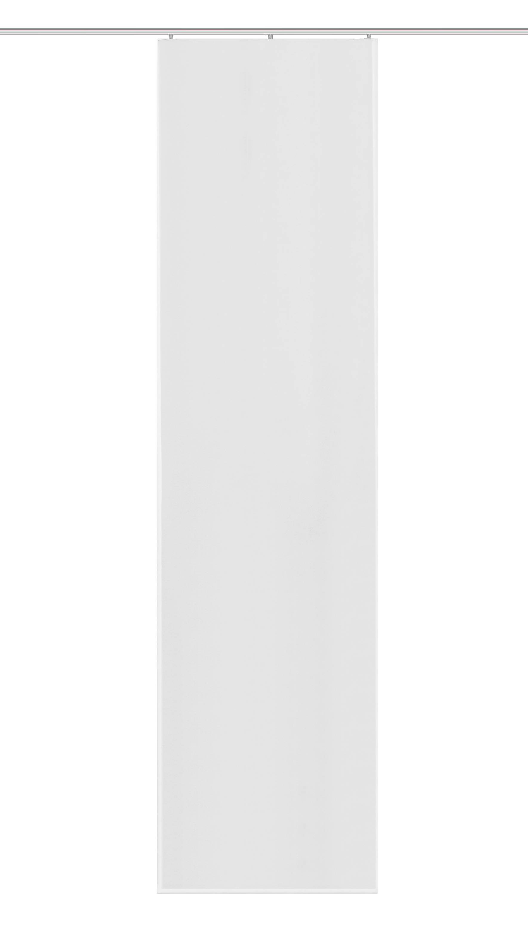 Schiebevorhang Oxford Polyester Wollweiß 60 x 255 cm
