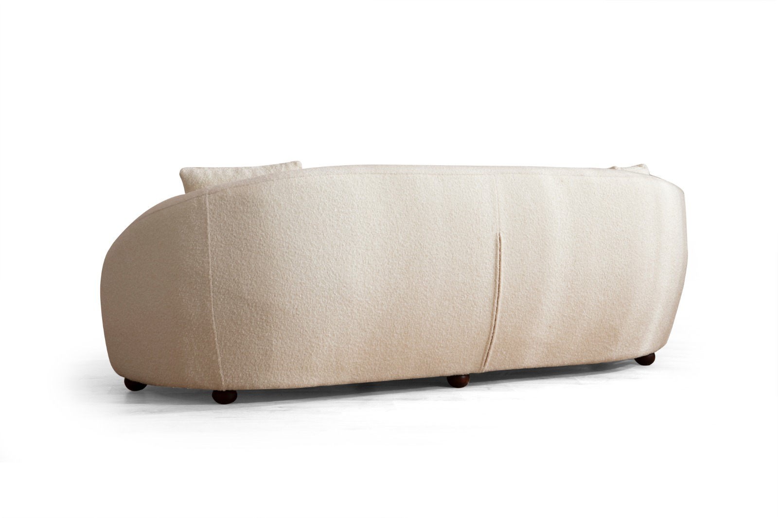 Sofa 3-Sitzer Textil Beige