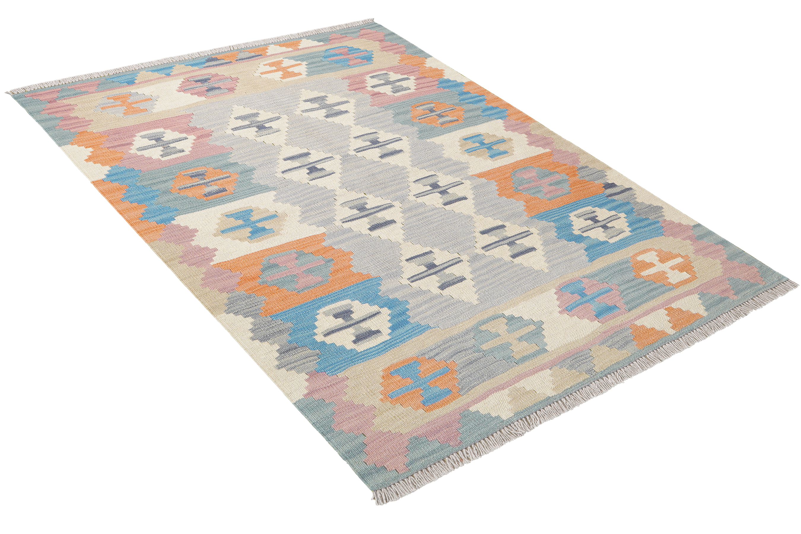 Kelim Gashgai Wool Multicolor