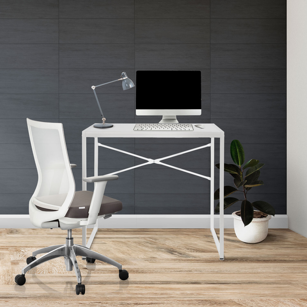 EASY UP H Desk Wood White