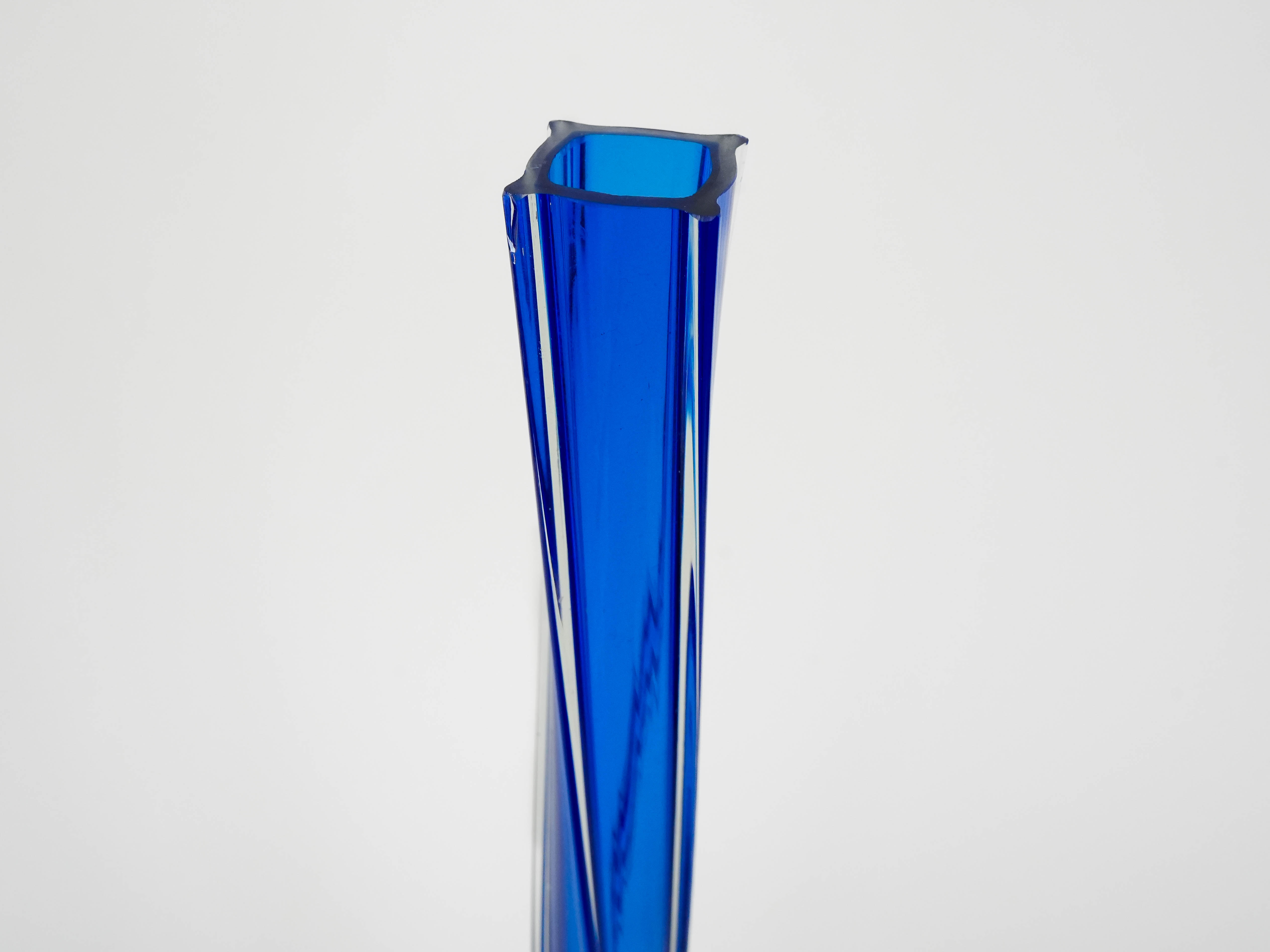 Cobalt vase blue 1970s