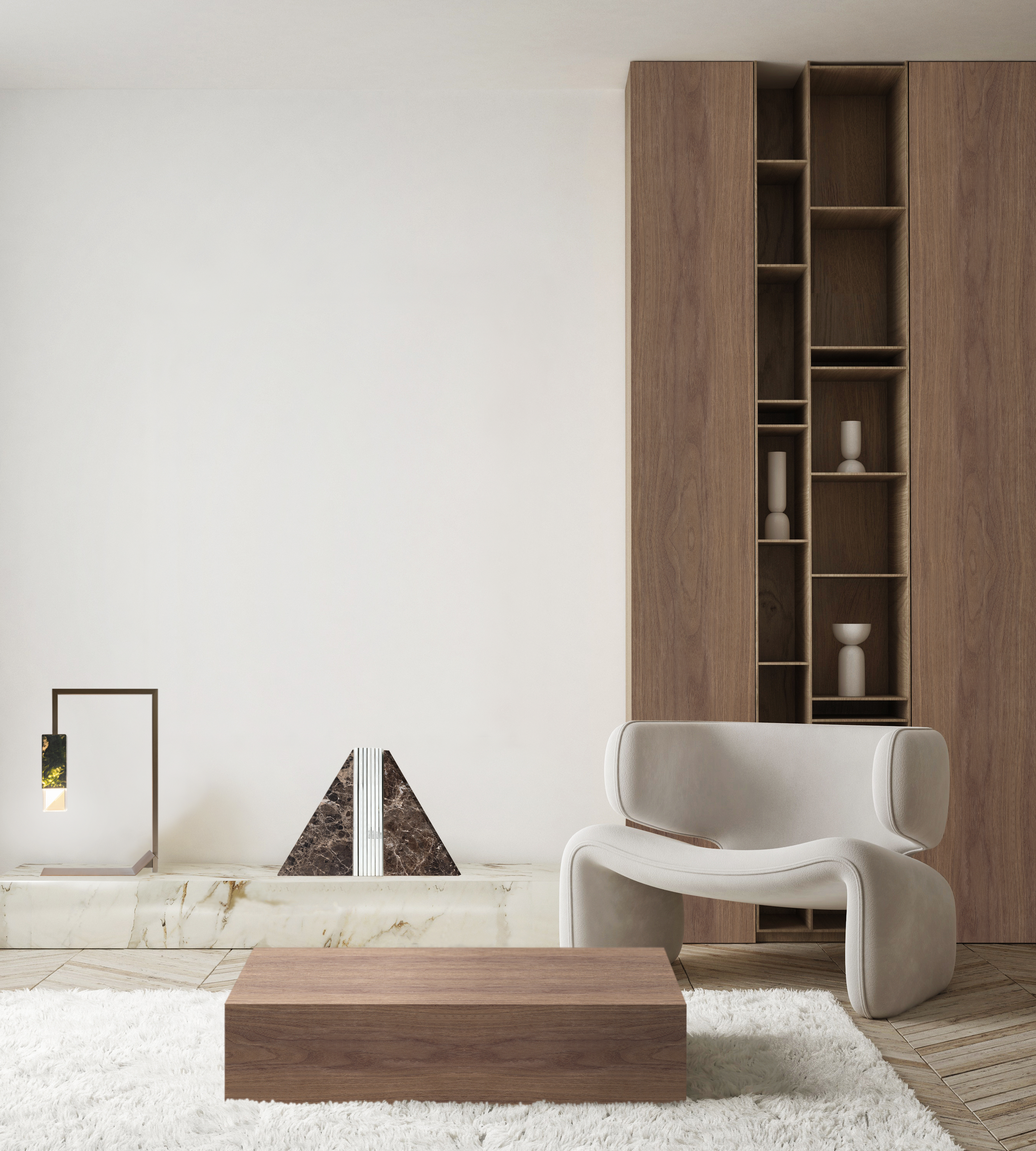 2x Fermalibri Pietra Emperador Marrone Oro