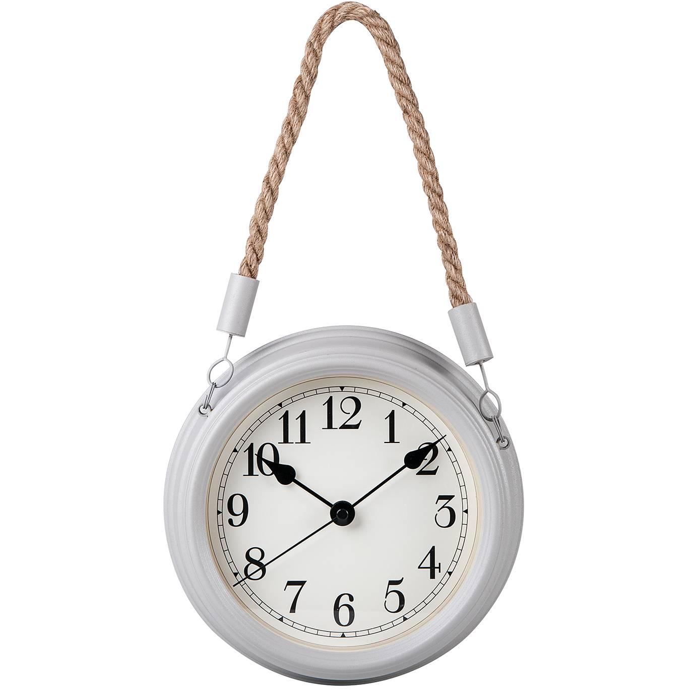 Wanduhr WT 7130 Metall / Glas Grau