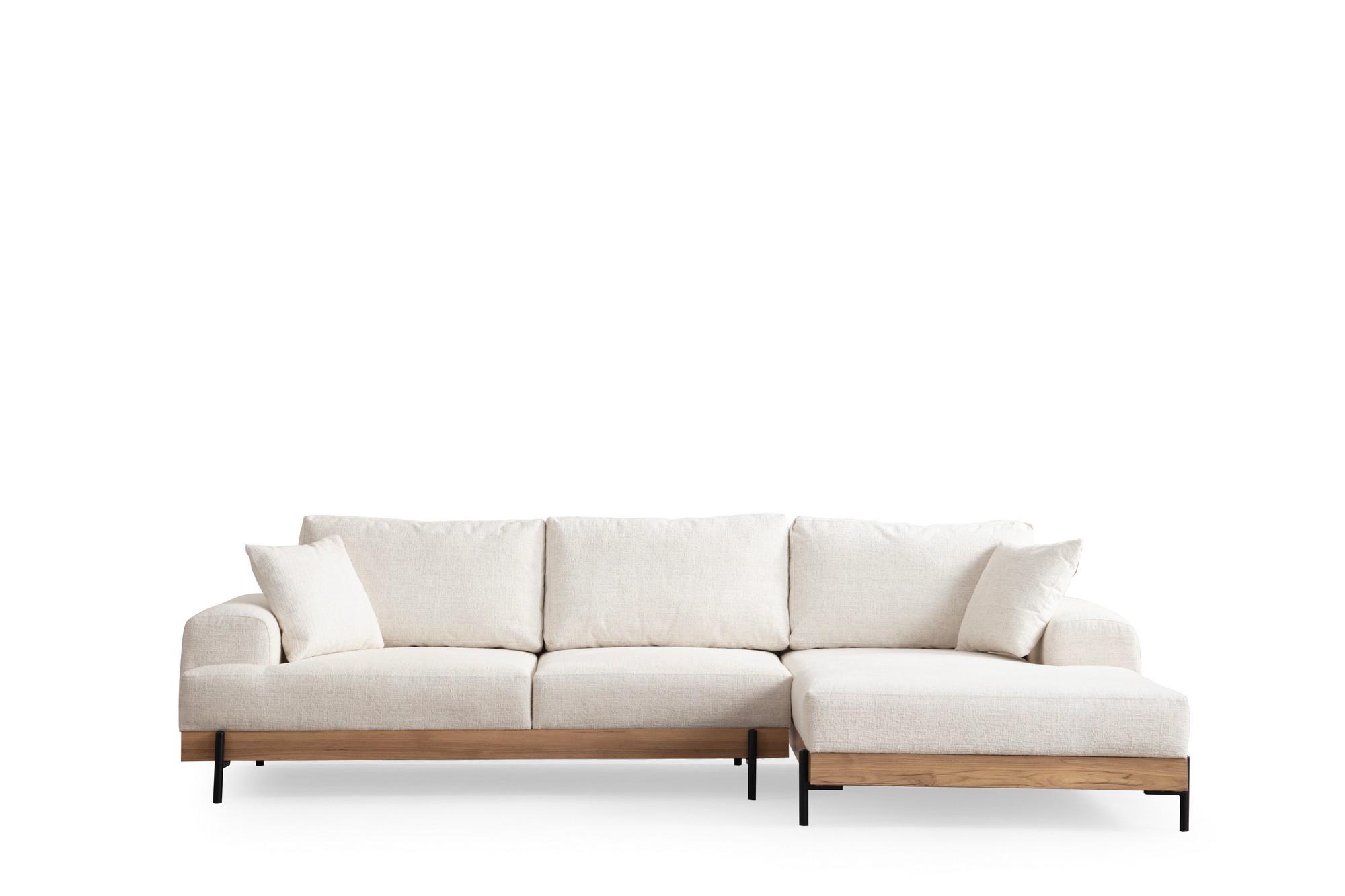 Eti Corner Sofa Right White