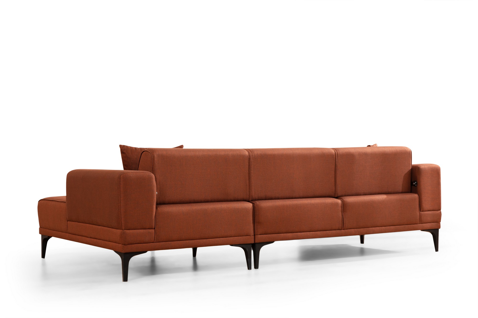 Horizon Ecksofa Rechts Rot