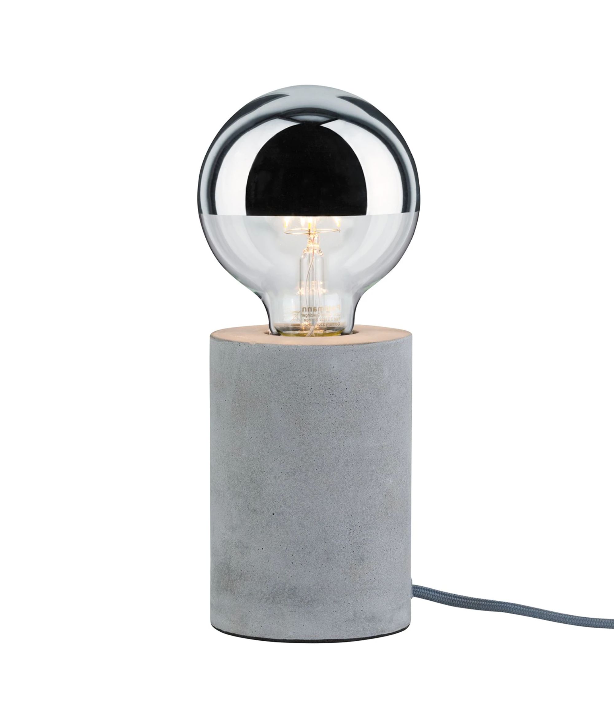 Tischleuchte 1-flammig Beton