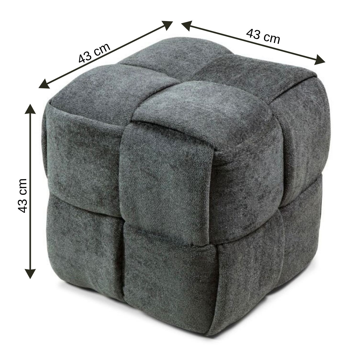 Knitting Stool Grey
