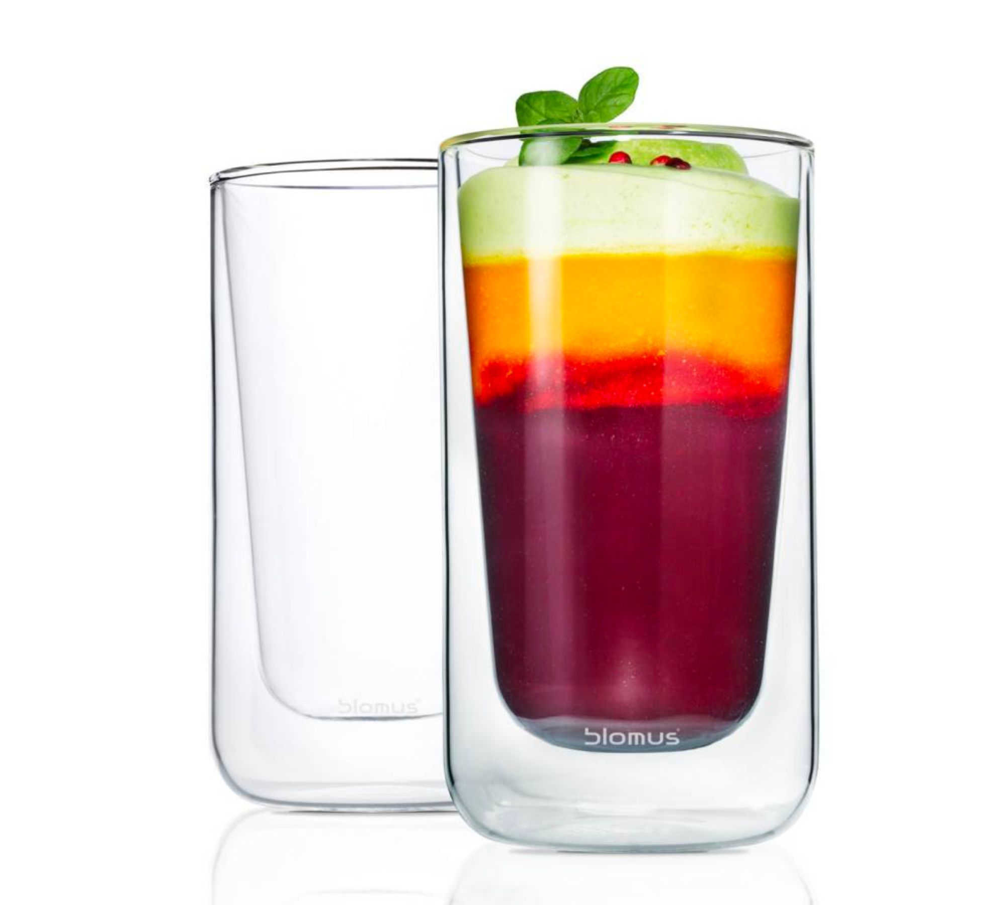 2x Nero Latte Macchiato Glas