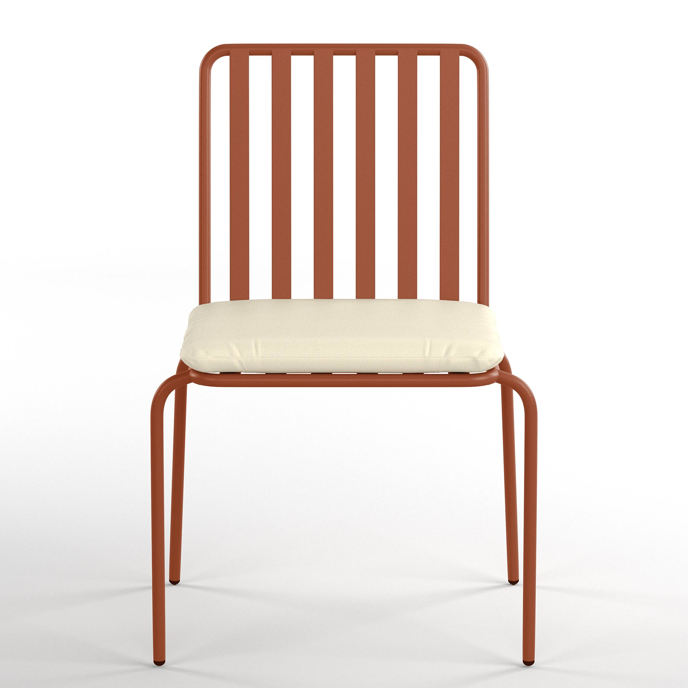 Gartenstuhl Kuna 2er-Set Stahl Terracotta