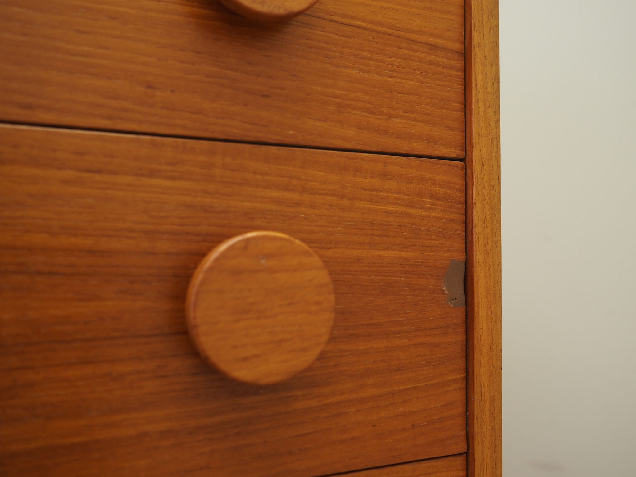 Vintage Kommode Teakholz Braun 1960er Jahre