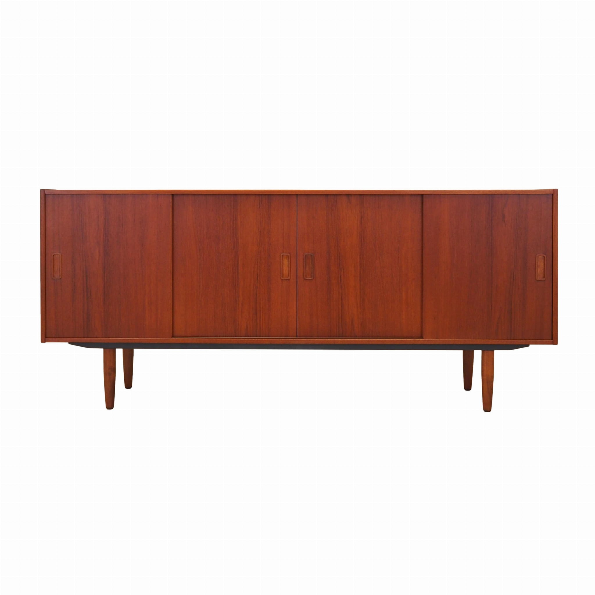 Vintage Sideboard Teakholz Braun 1970er Jahre