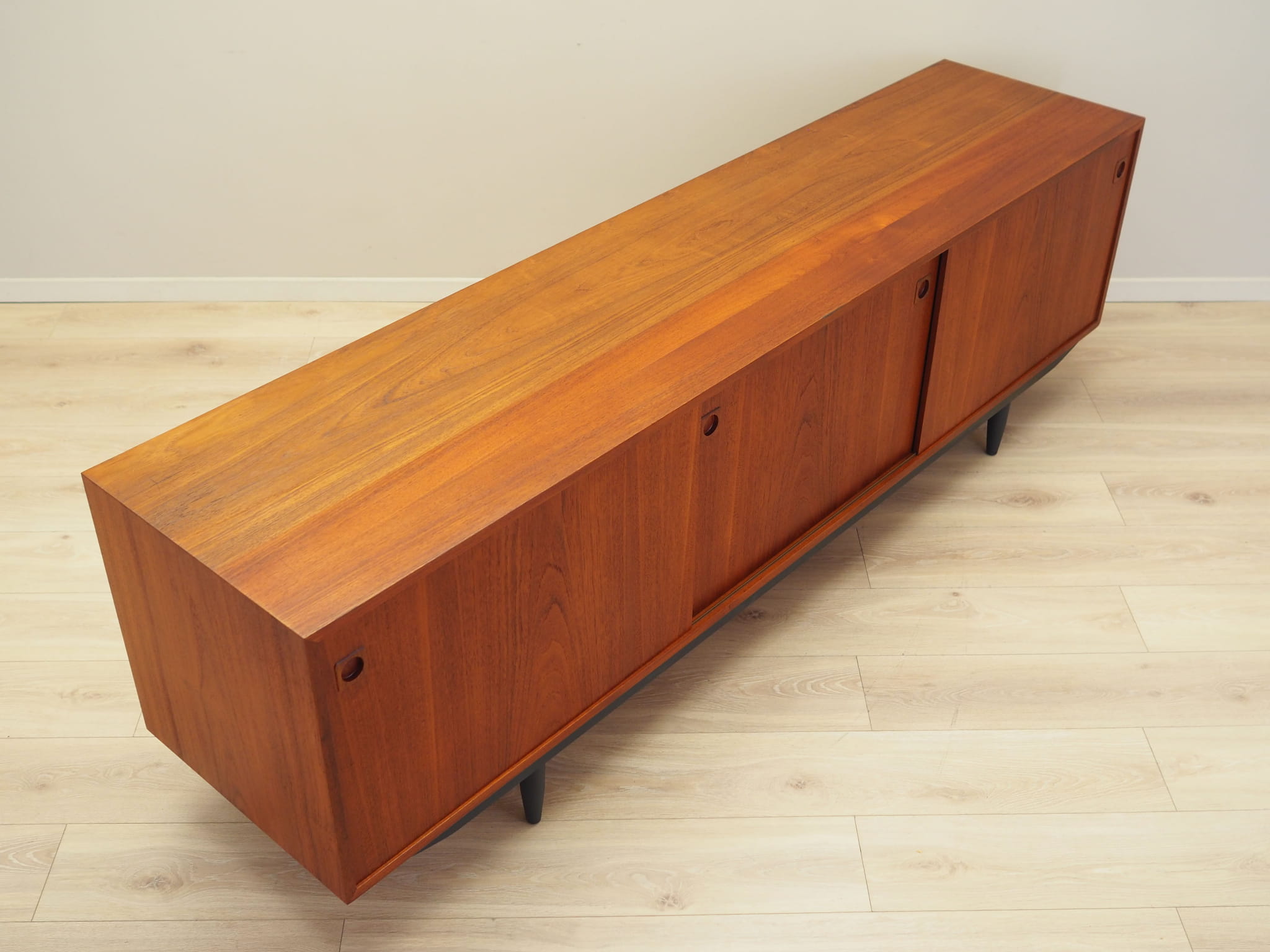 Vintage Sideboard Teakholz Braun 1970er Jahre