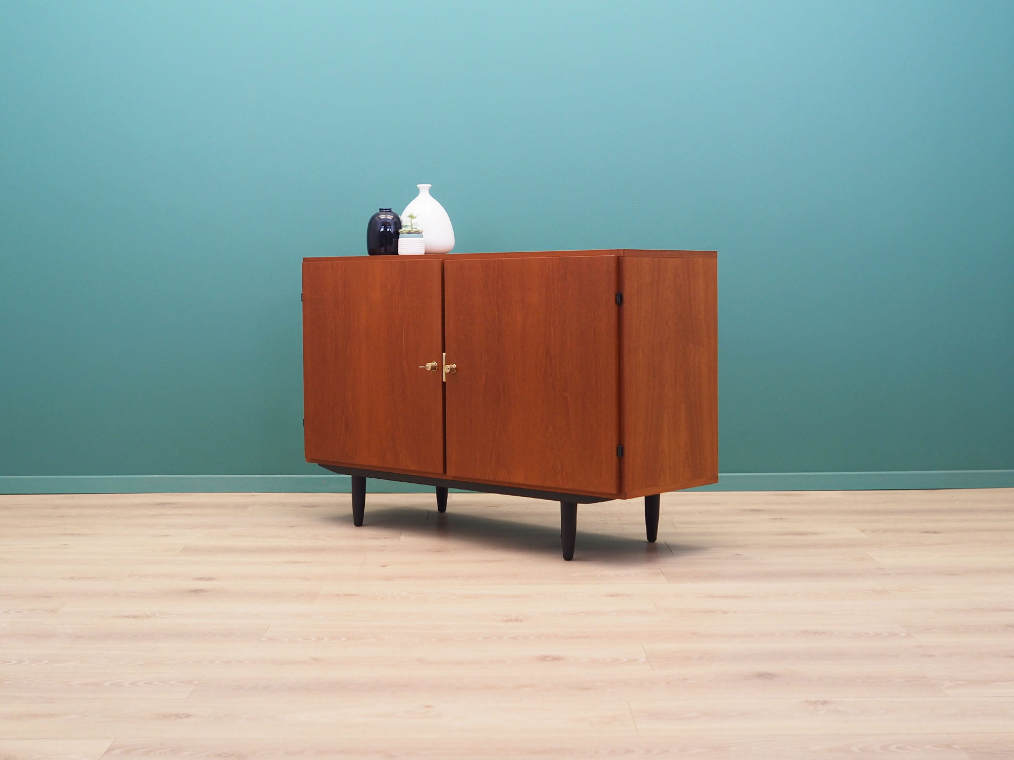 Vintage cabinet teak brown 1970s