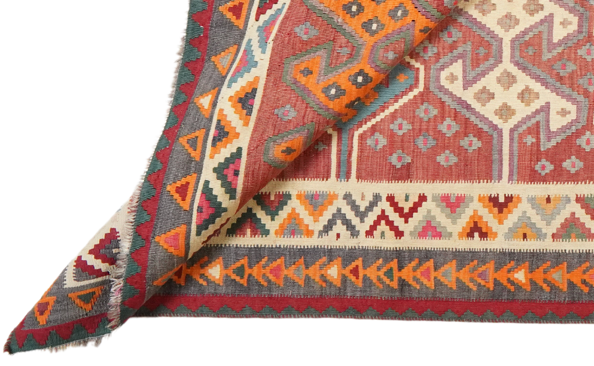 Kilim Gashgai Teppich Mehrfarbig