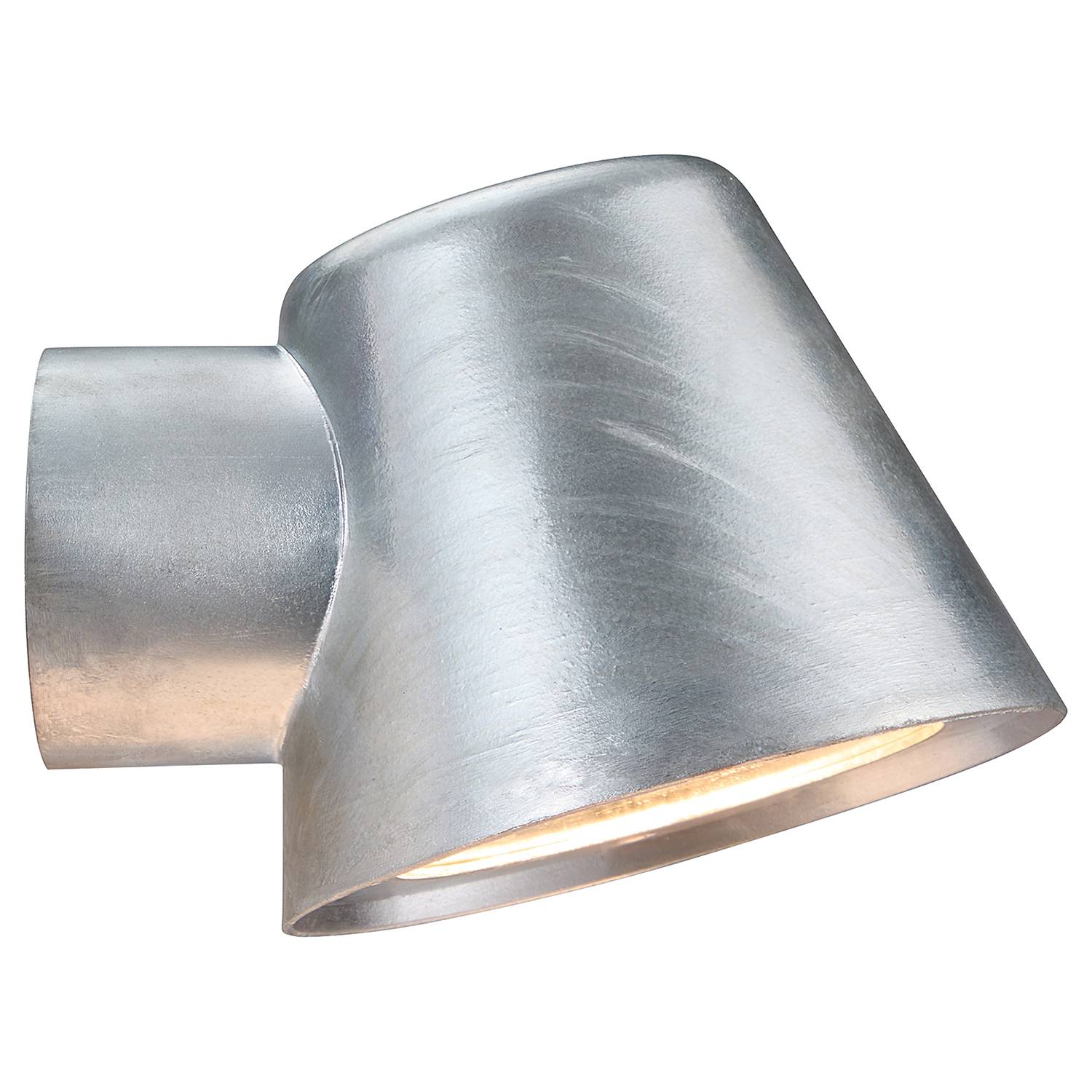 Aleria Wandleuchte Edelstahl Silber