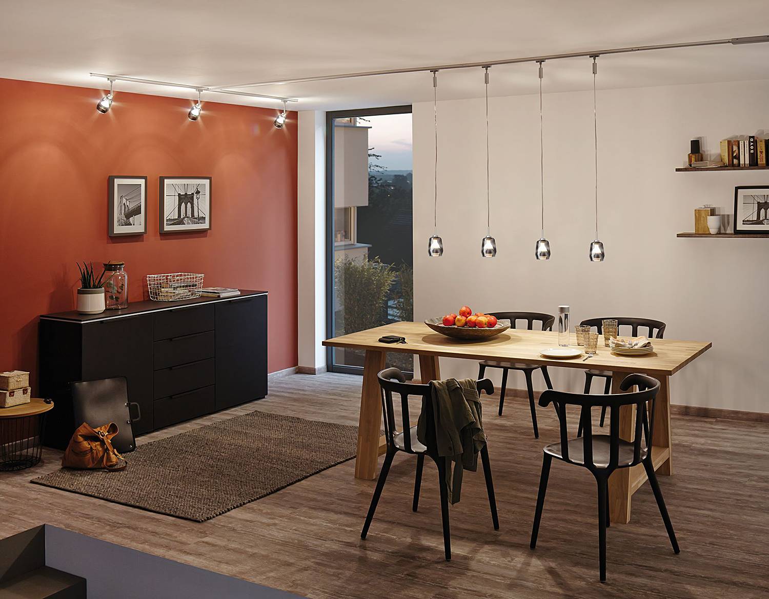 Lampenschirm Vento Rauchglas Grau