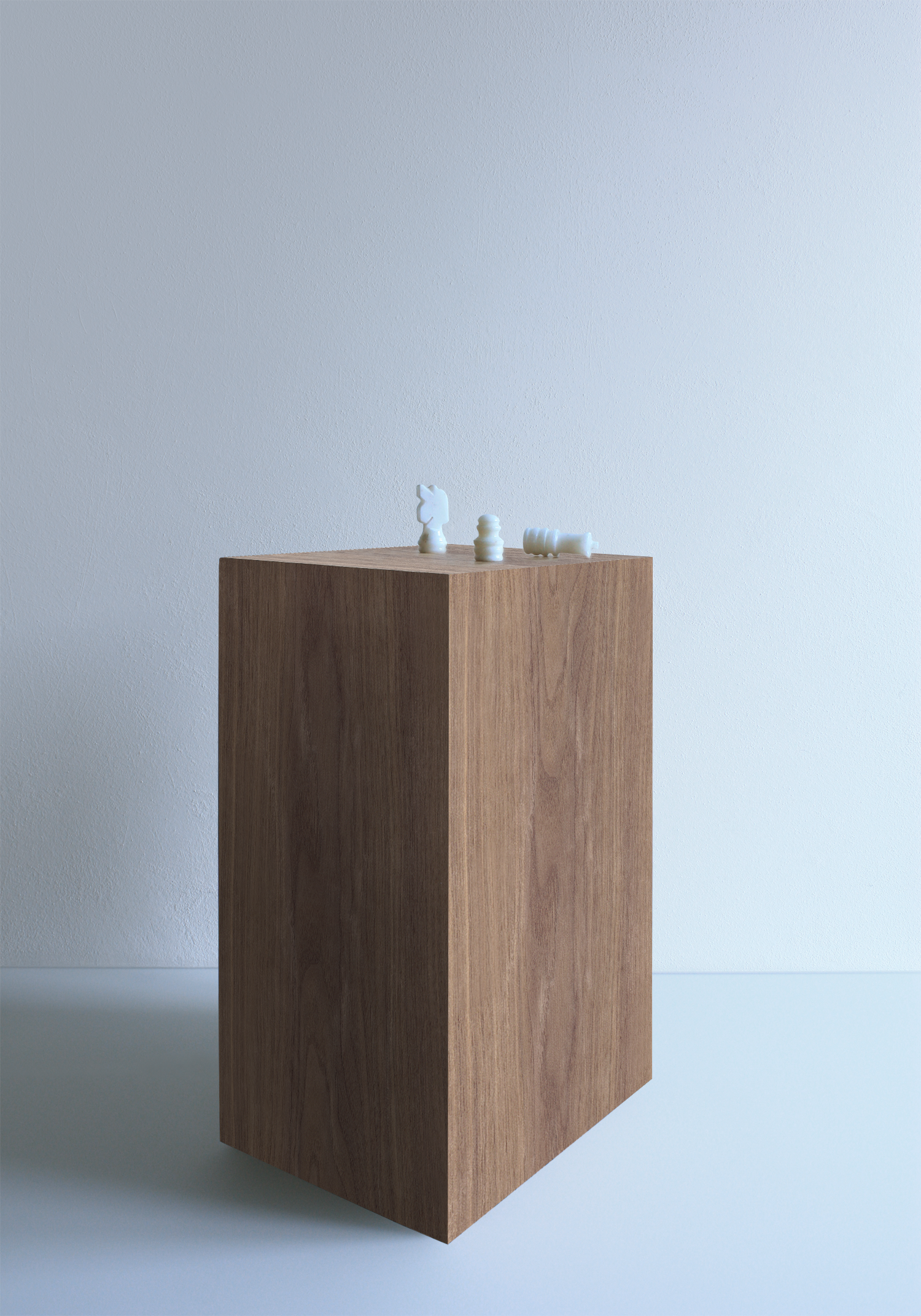 Side table Walnut Brown