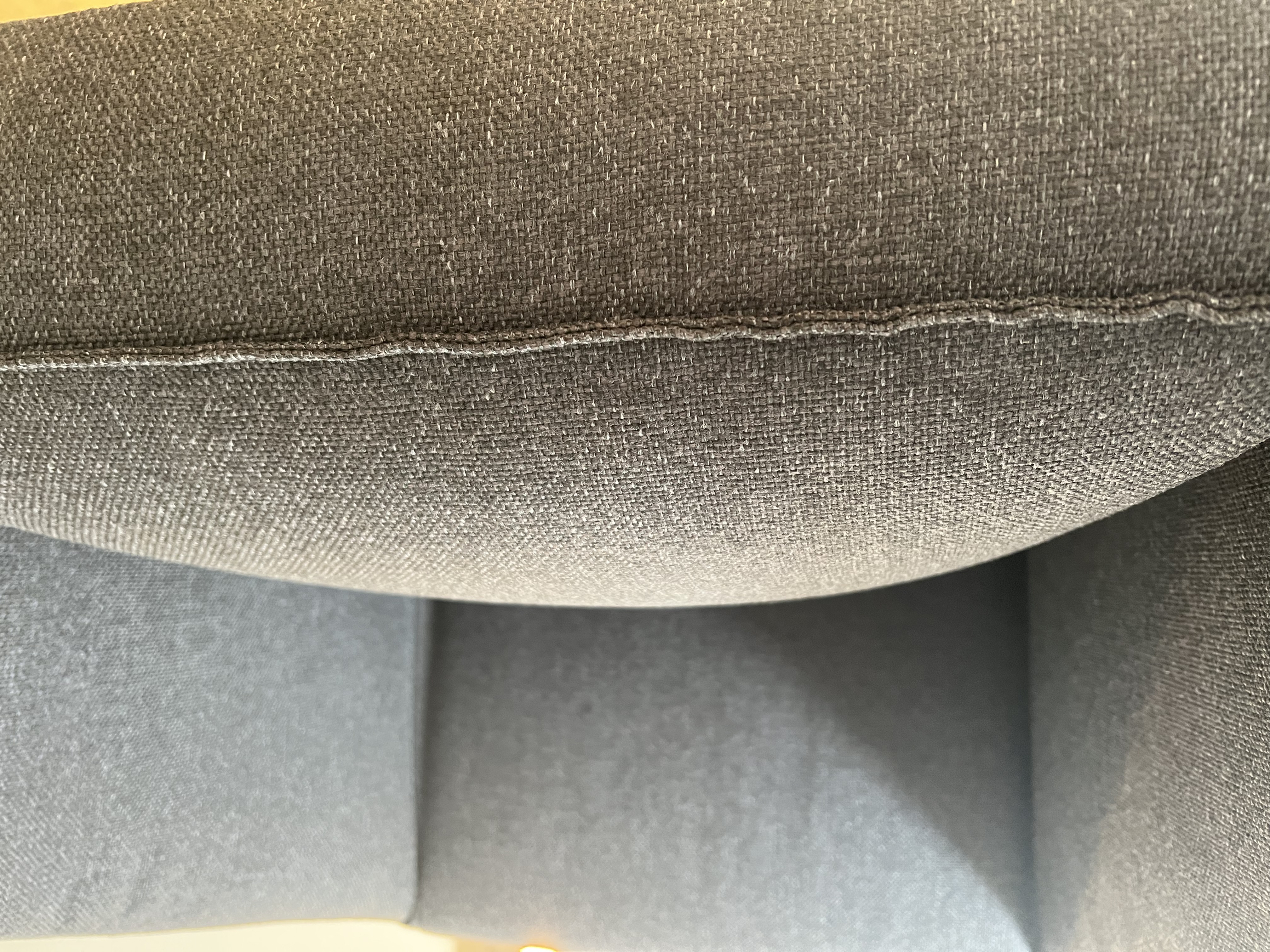 4x Milo Esszimmerstuhl Stoff Metall Dunkelgrau