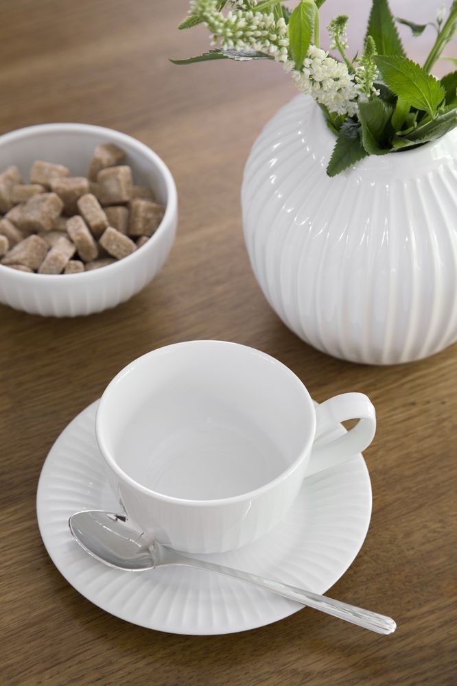 Hammershøi Vase Keramik Weiß