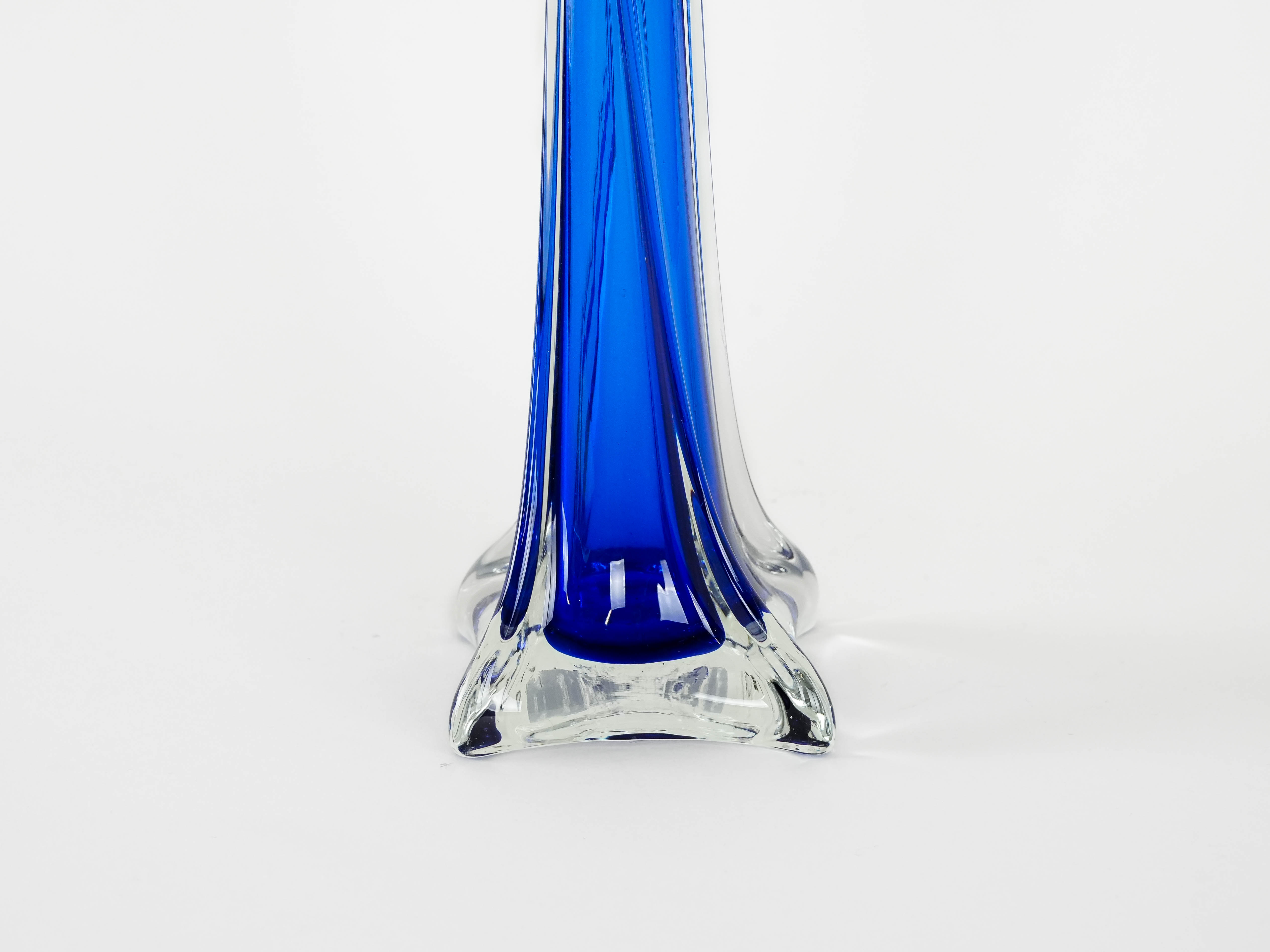 Cobalt vase blue 1970s