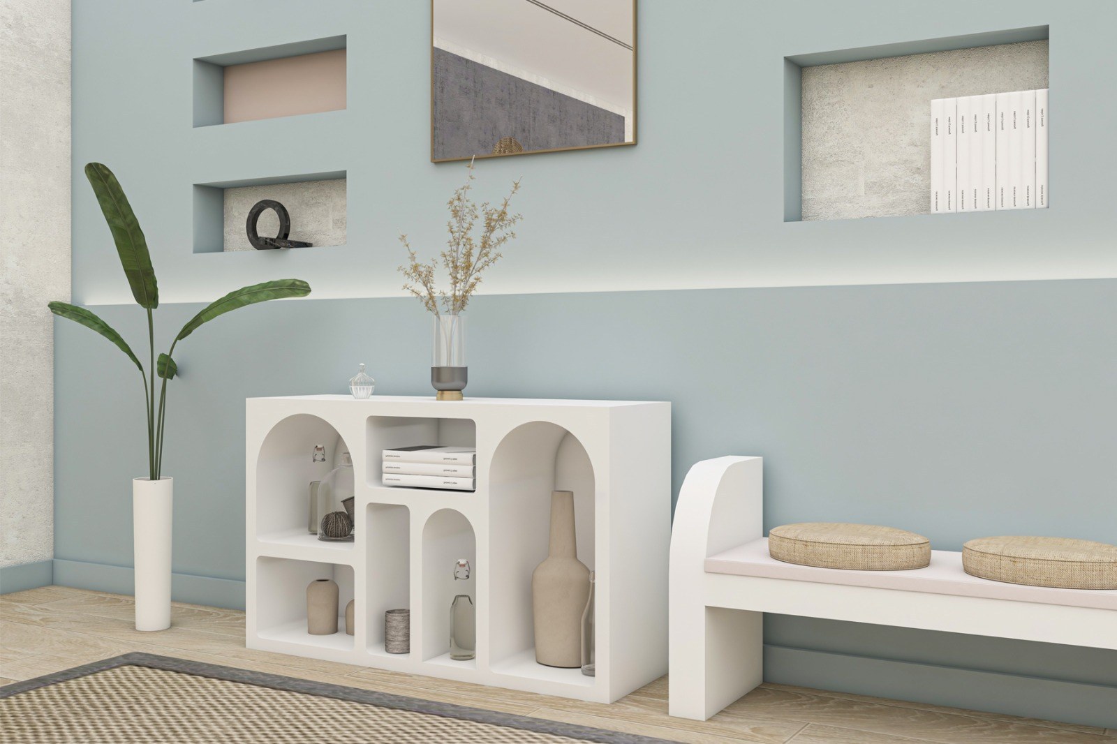 Liva Console White