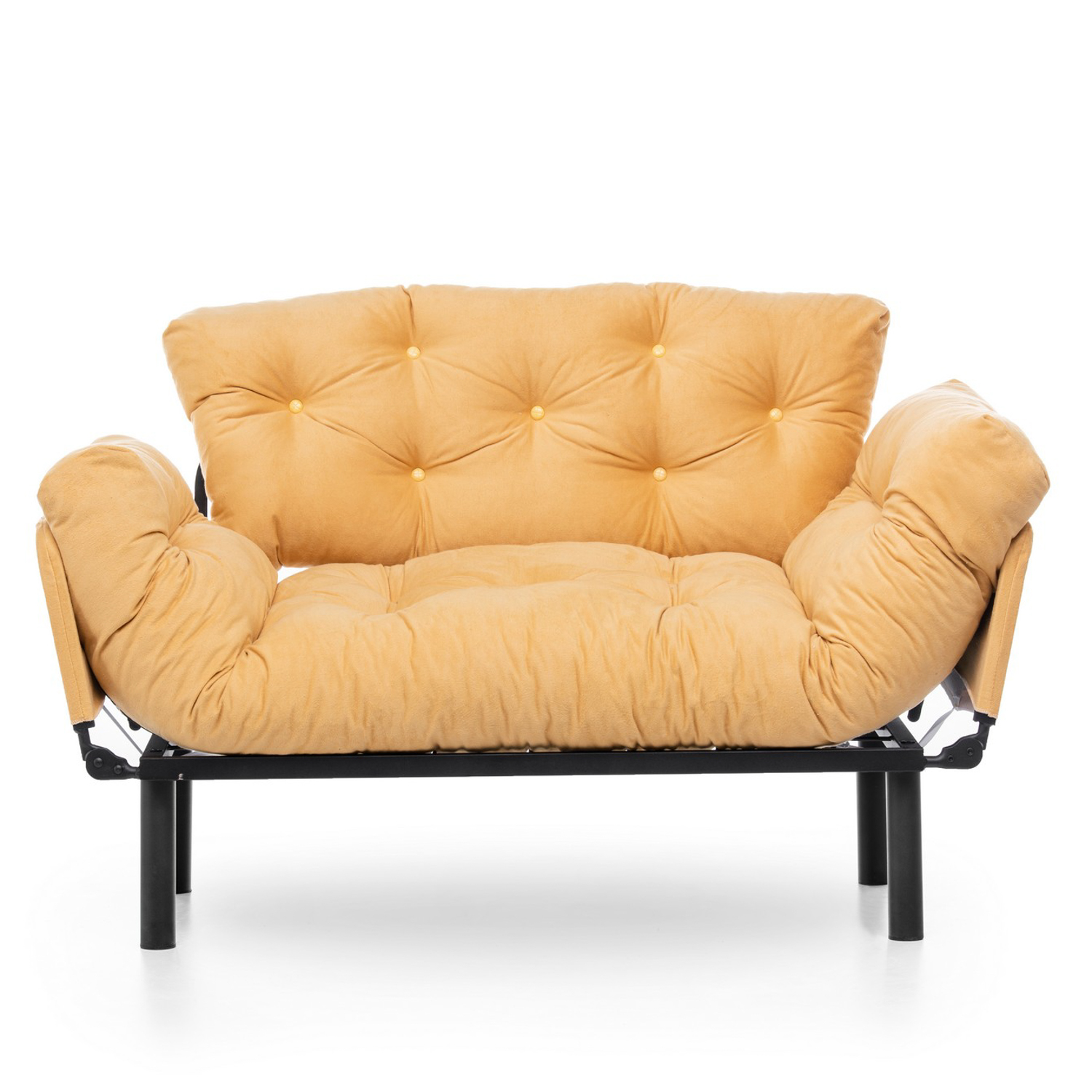 Nitta Sofa Bed 2-seater Mustard