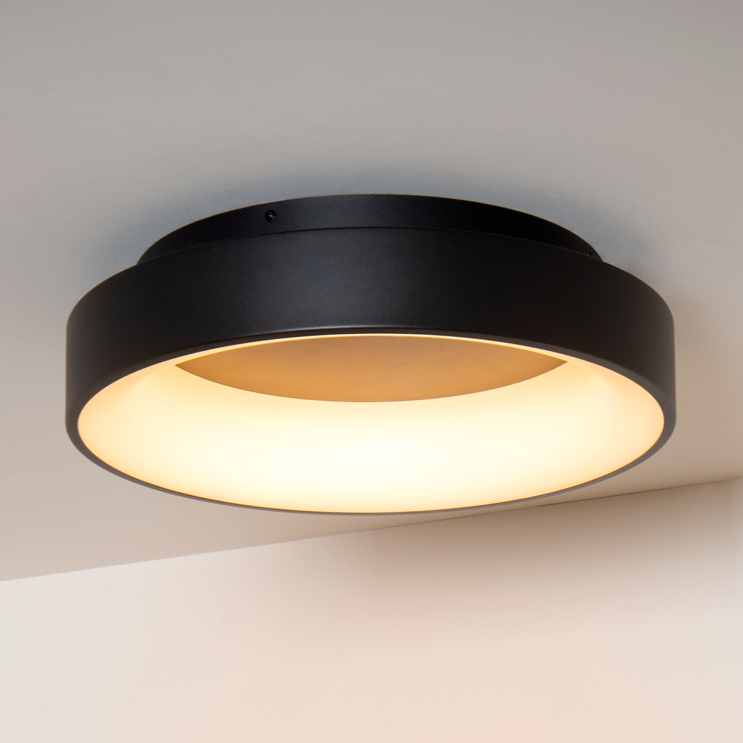 Deckenleuchte Mirage Eisen Schwarz 45cm