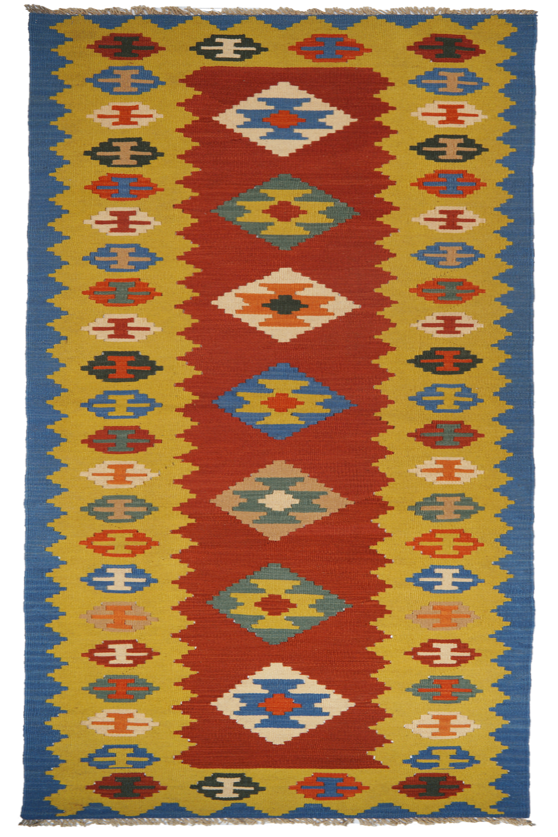 Kilim Gashgai Teppich Mehrfarbig