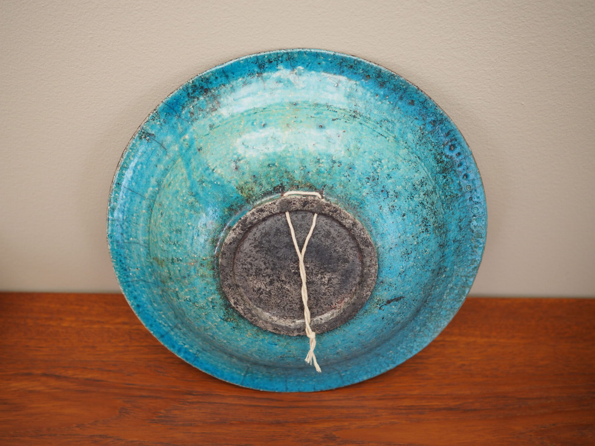 Plate Ceramic Multicolored 1960s