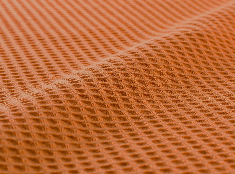 Leichte Decke aus Waffelpiqué 100% Baumwolle Bronze Single