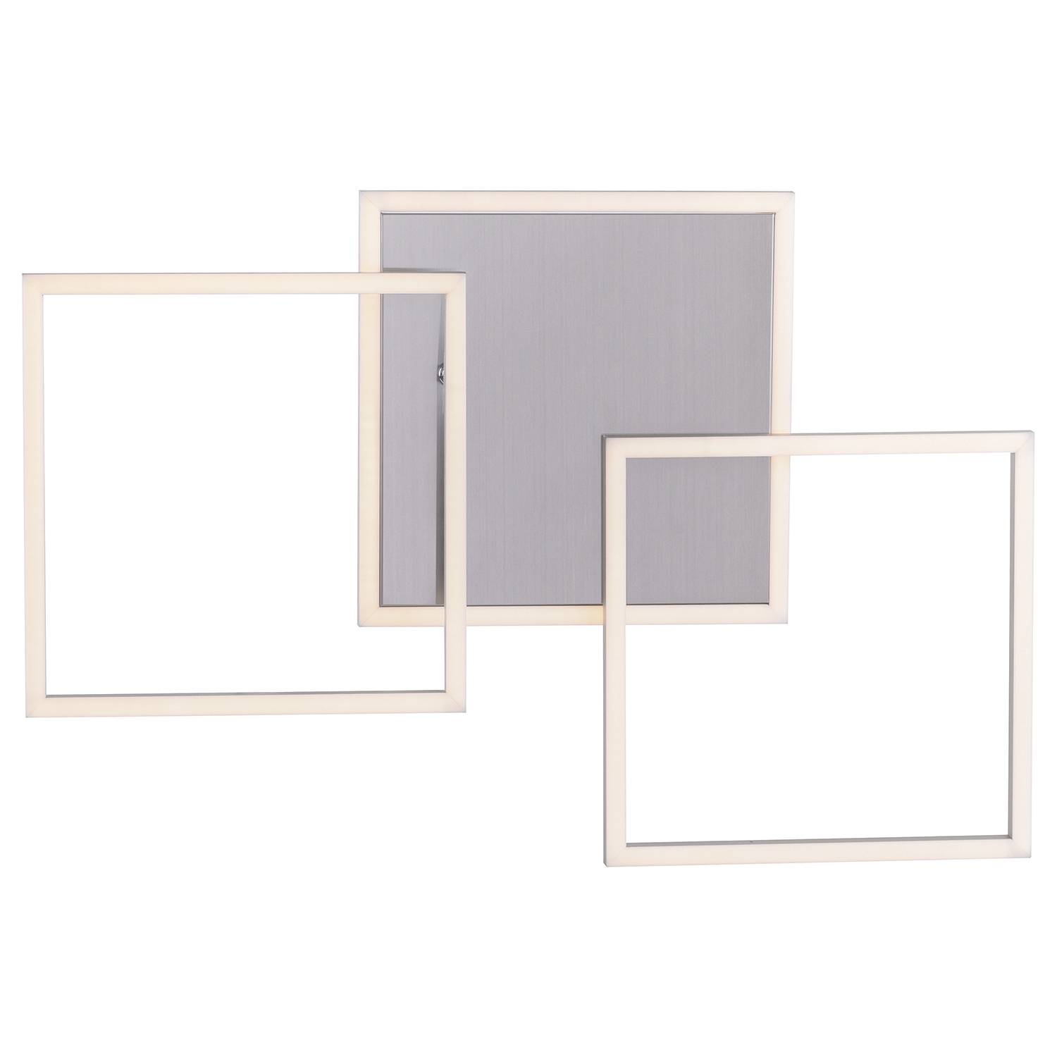 LED-Deckenleuchte Iven II Polycarbonat / Aluminium 3-flammig