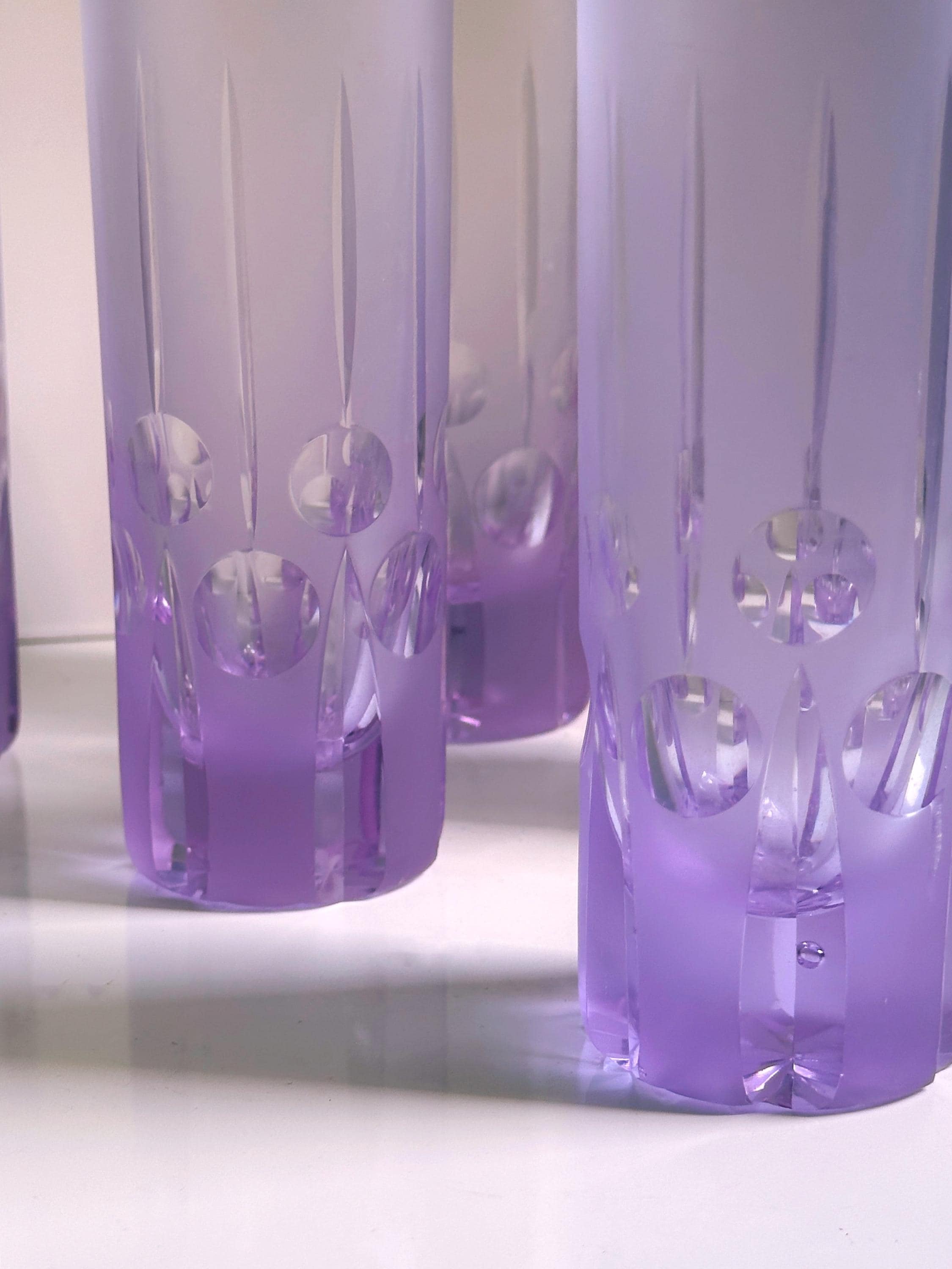 6x Bicchieri vintage anni '70