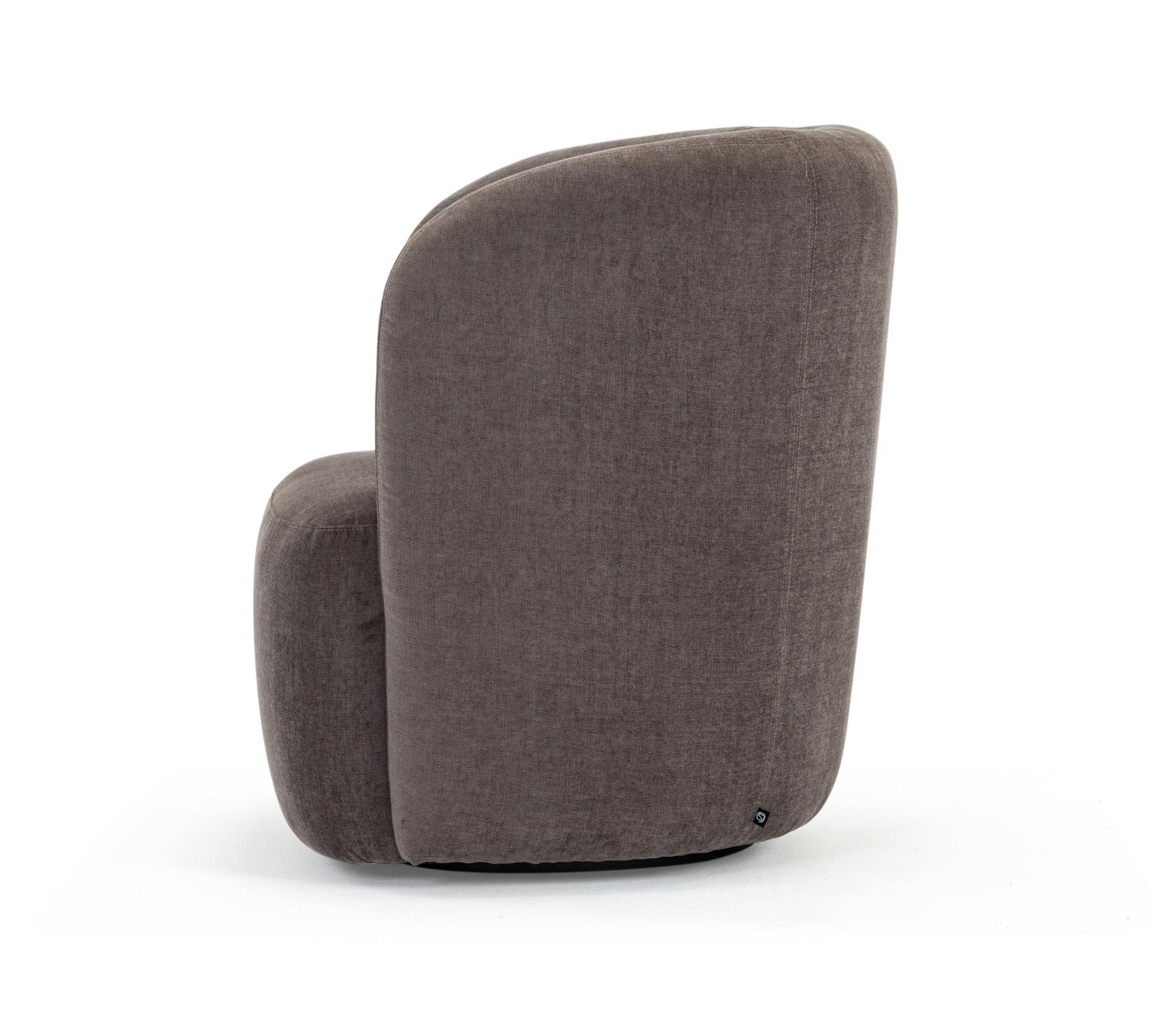 Blair swivel armchair Danny Steel Grey