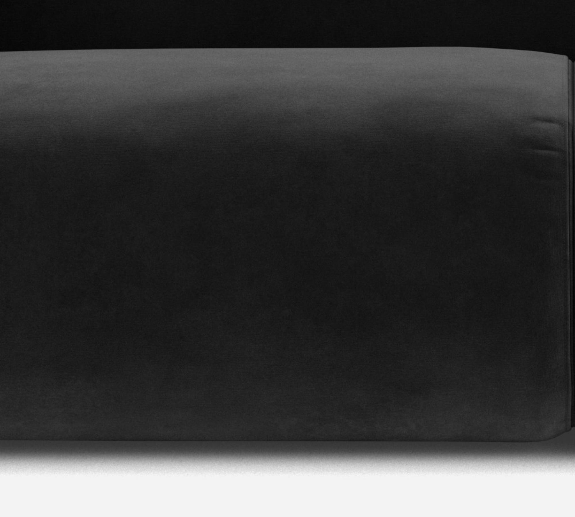 Award-Winning Paula 3-Sitzer Sofa Velour Matt Dark Grey