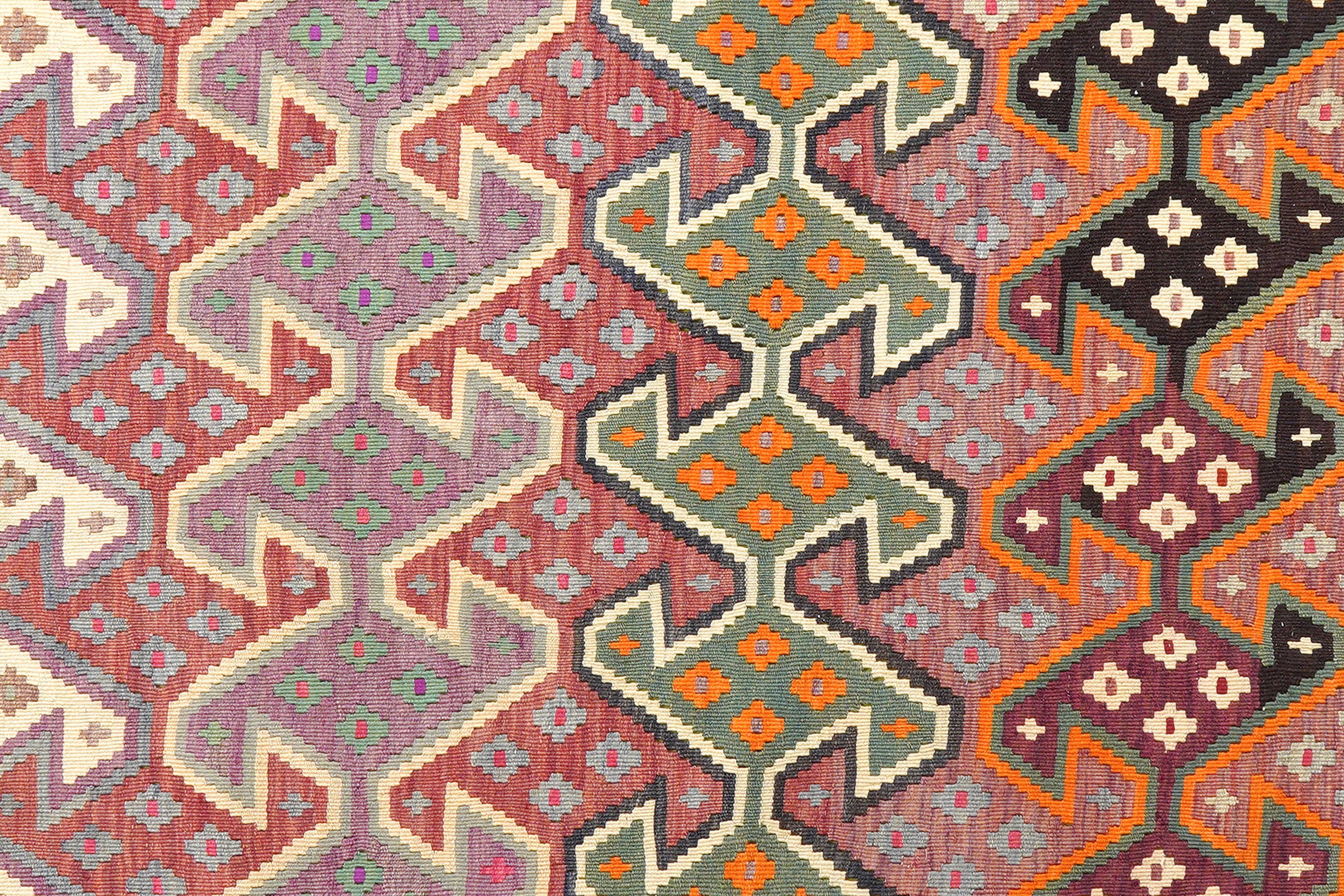 Kilim Gashgai Teppich Mehrfarbig