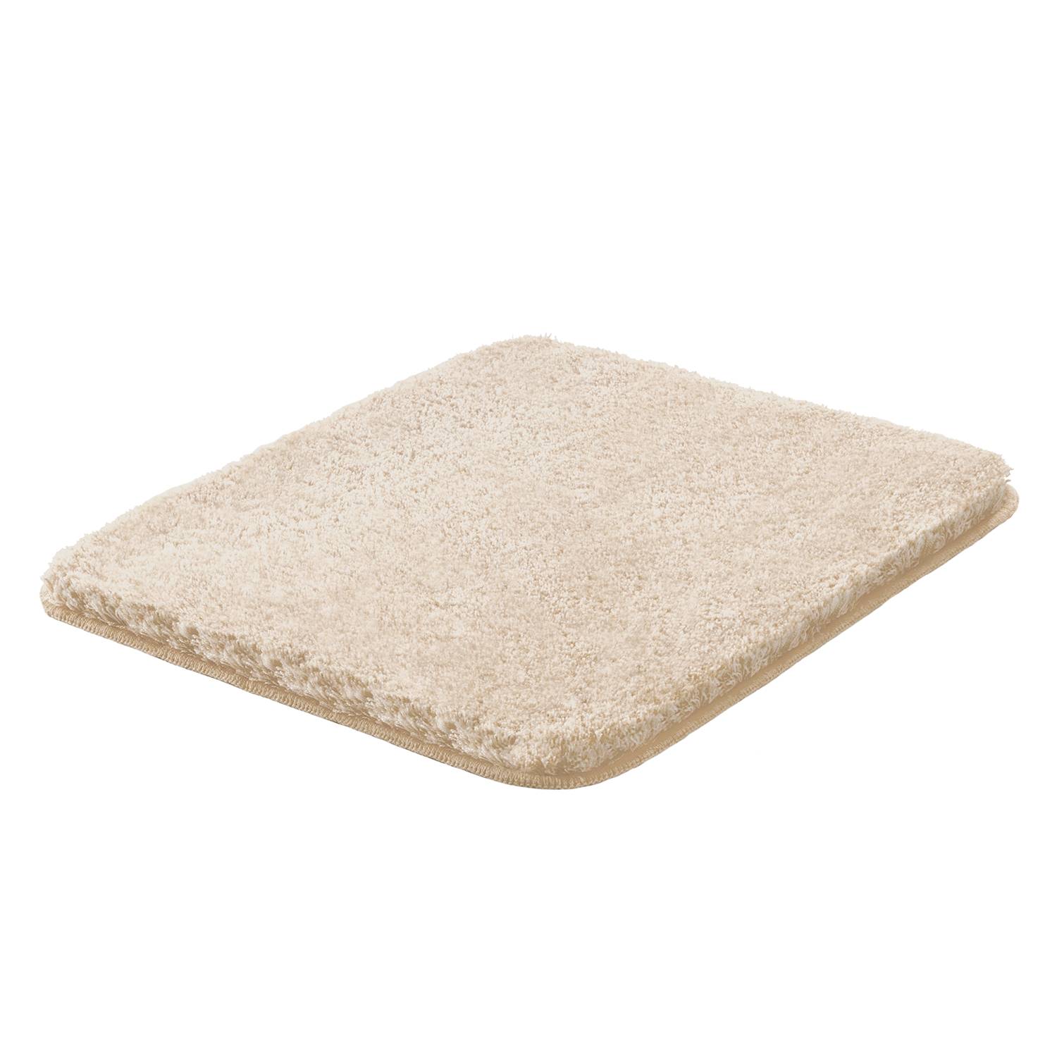 Bath mat Melange woven fabric Ivory 50 x 60 cm