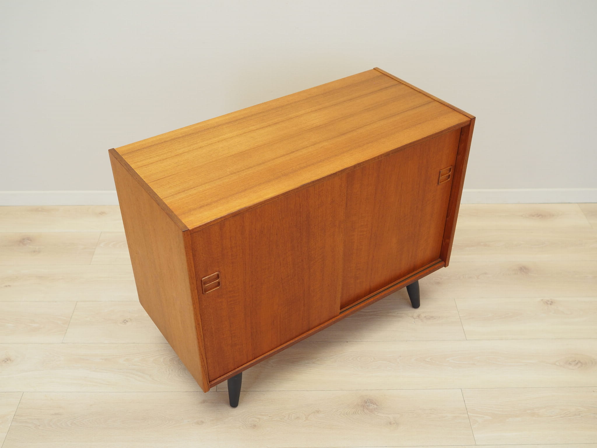 Vintage Schrank Teakholz Braun 1970er Jahre