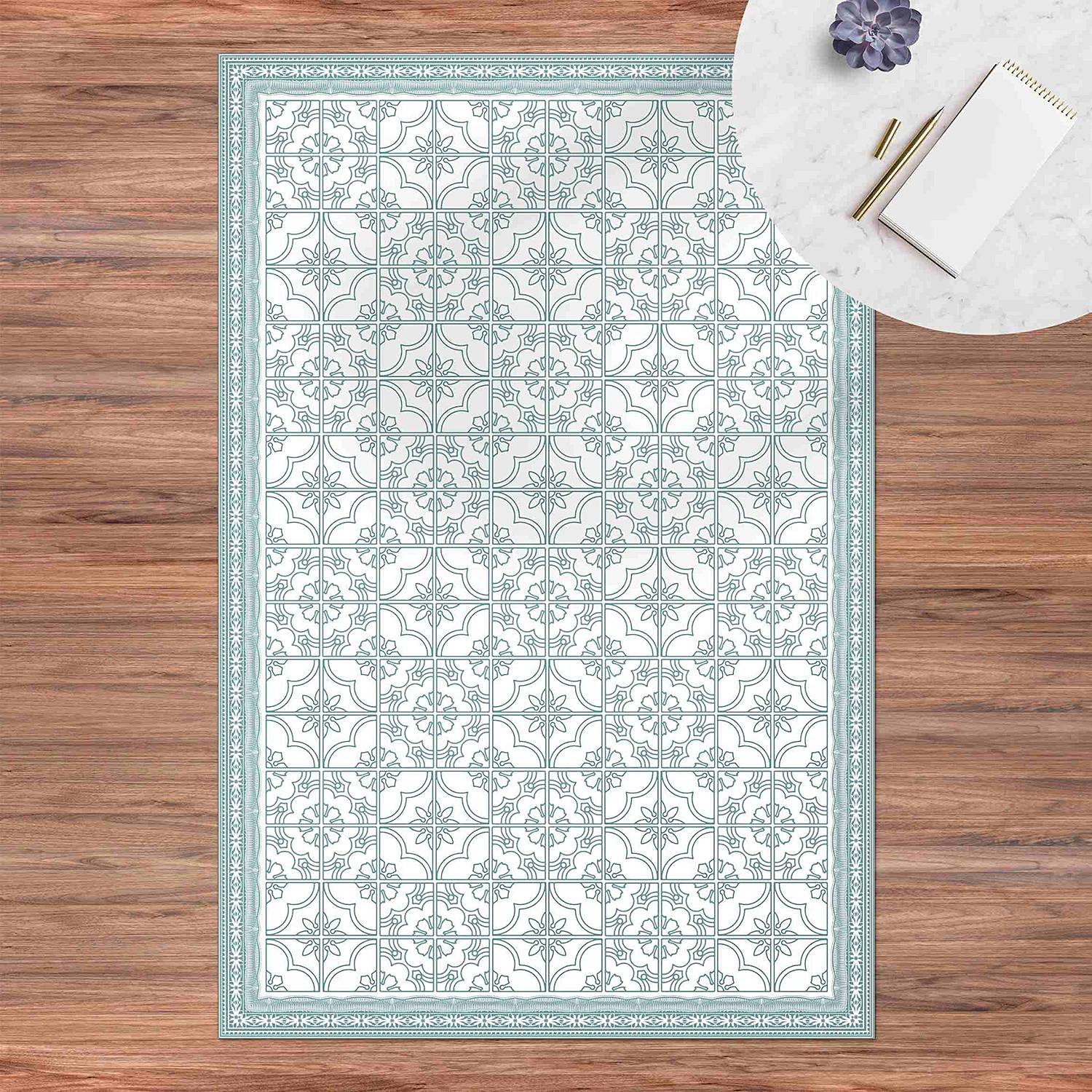 Carpet Green Patterned 120 x 180 cm