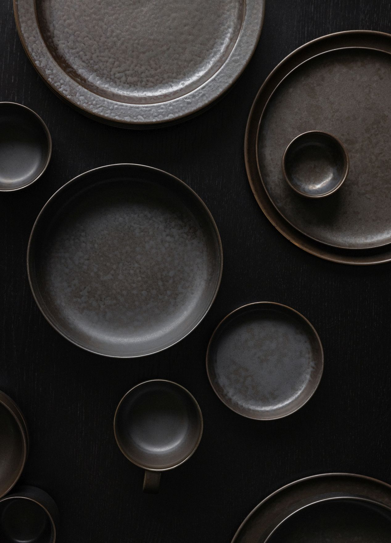New Norm Dinnerware Teller Schwarz