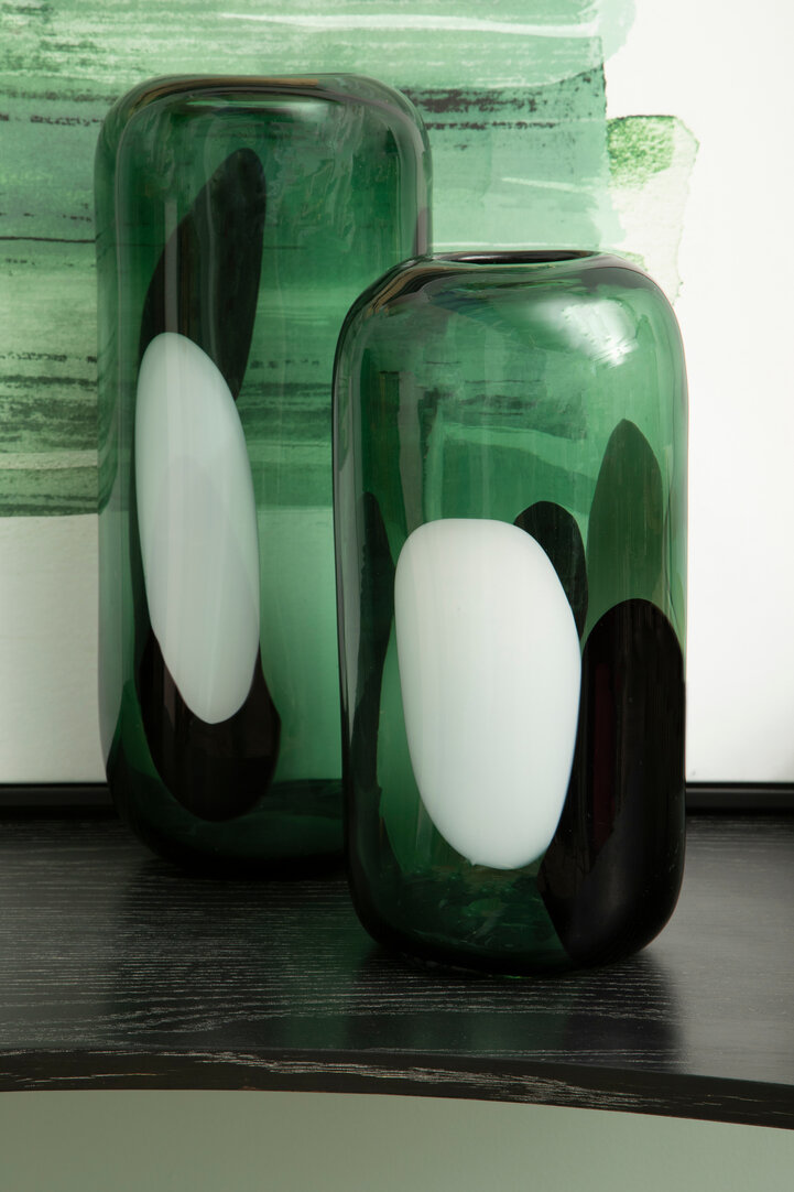 Hania Vaso in vetro verde