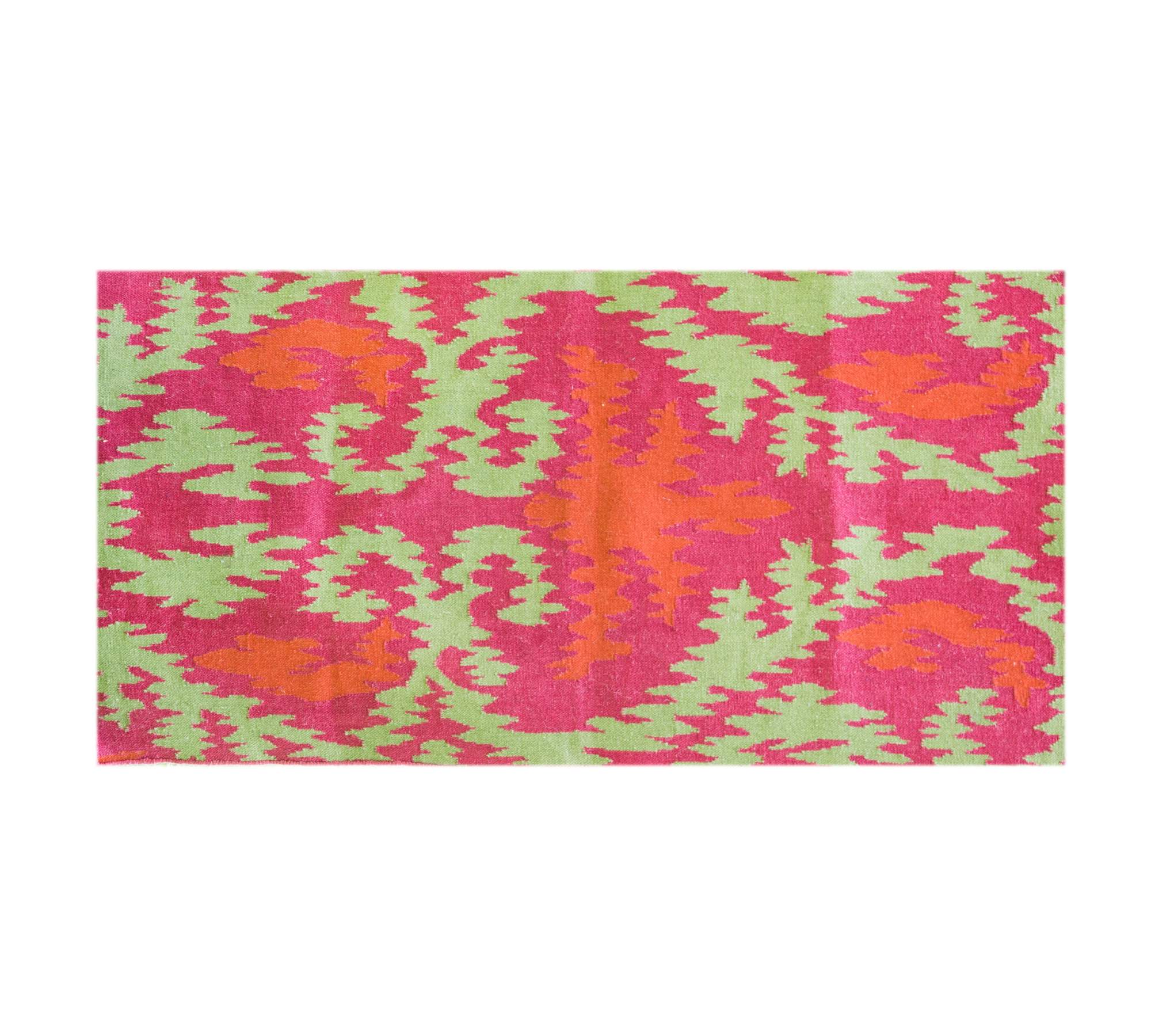 Outdoor-Kilim Teppich Multicolor