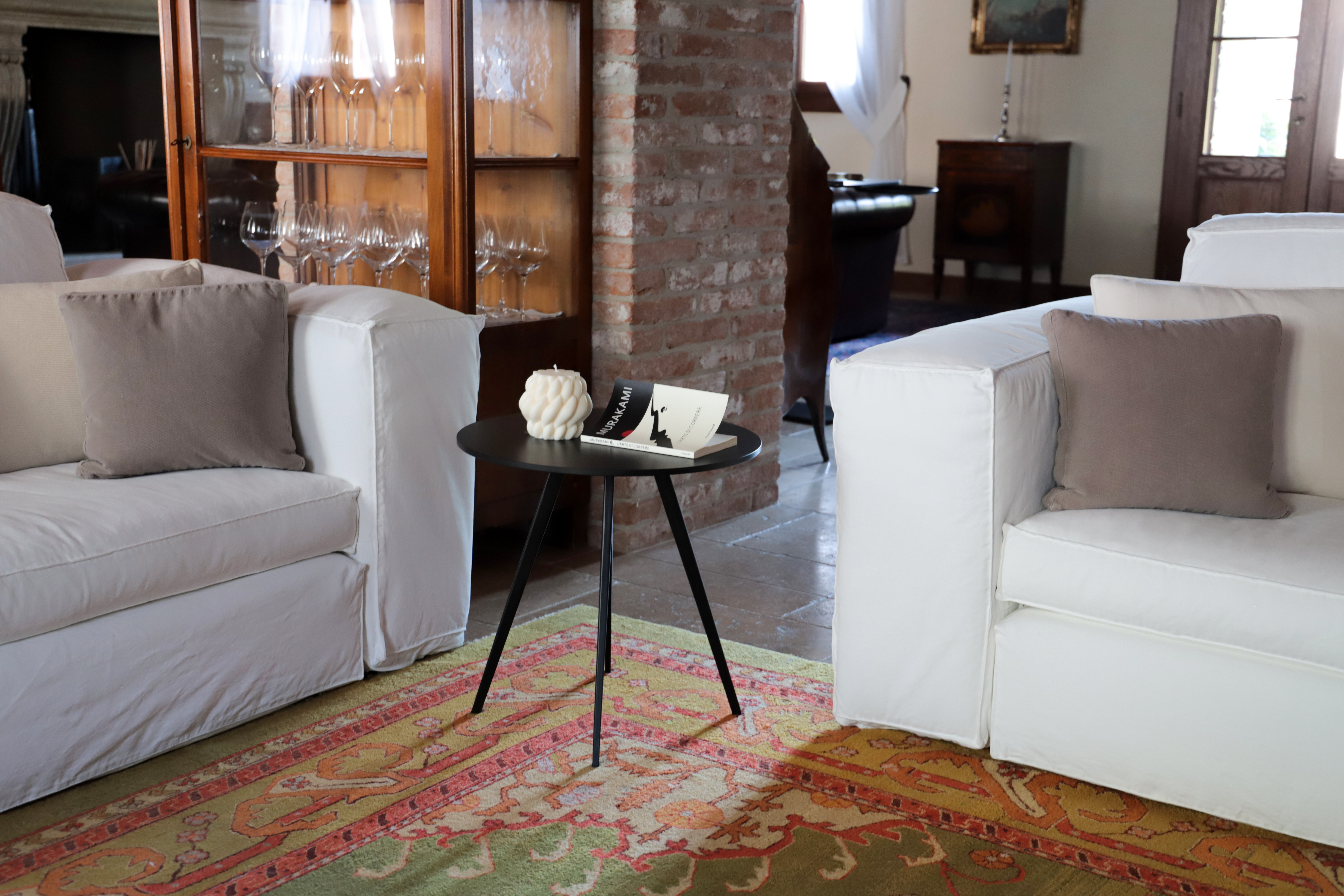 Buky Side Table Metal Black