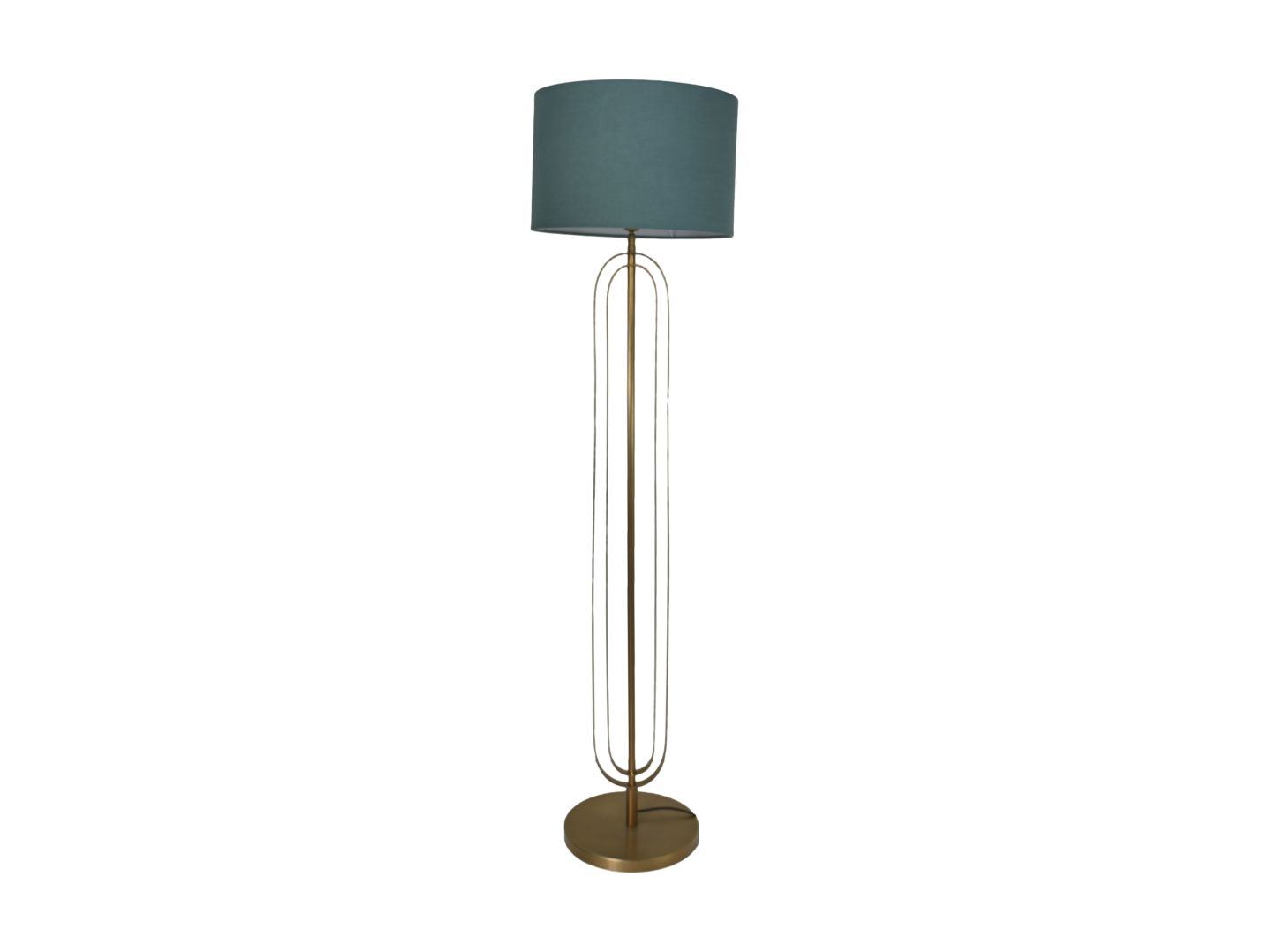 Runder Lampenschirm Blau