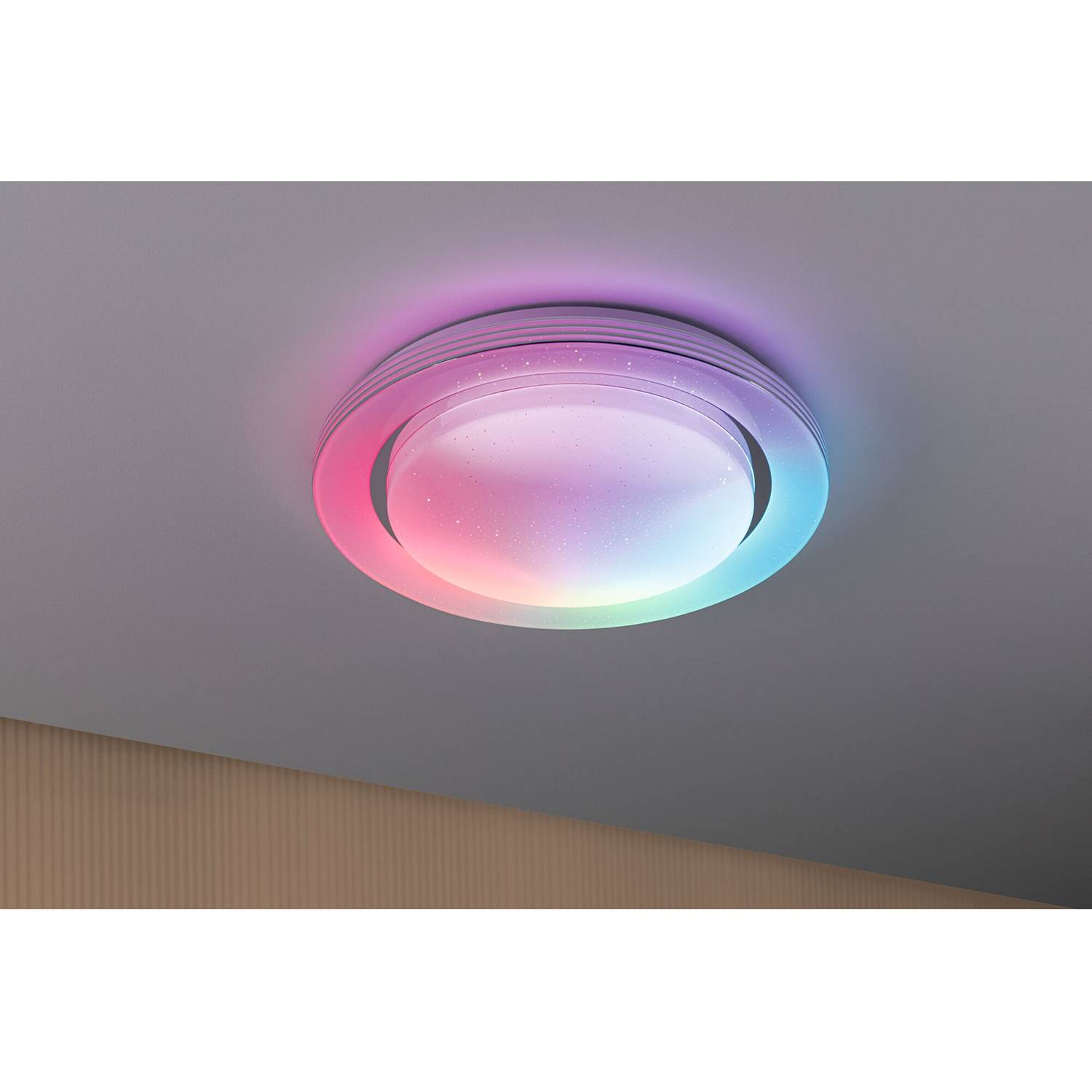 LED-Deckenleuchte Rainbow Polycarbonat / Aluminium 1-flammig