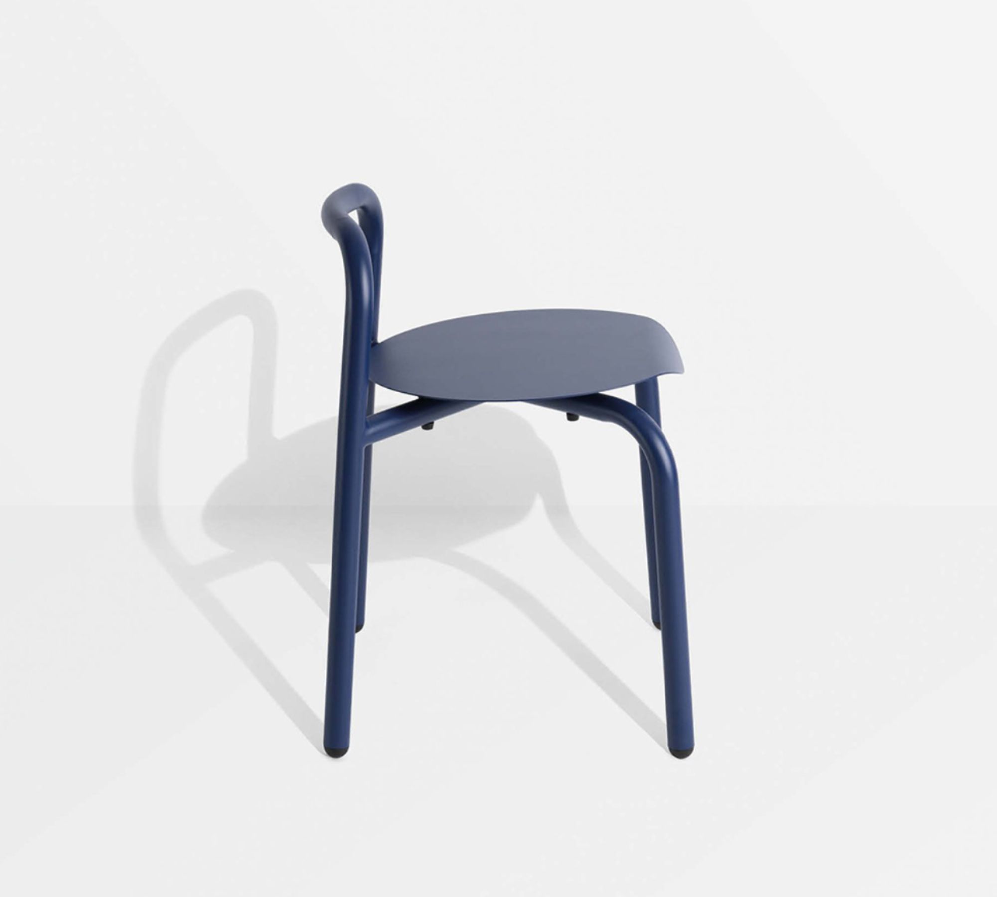 32 Stool Outdoor Stahlrohr Blau