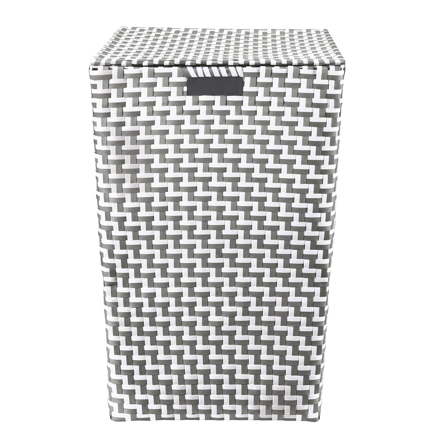 Wäschesammler Double Laundry Box Kunststoff Grau